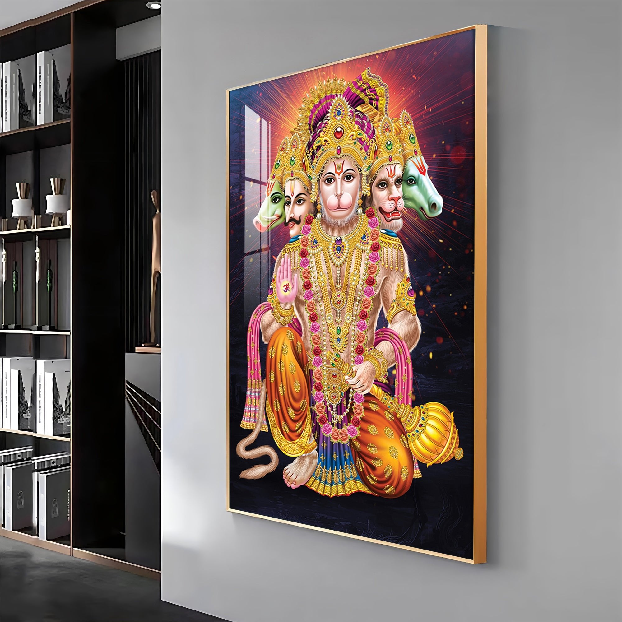 Hanuman's Valo Premium Vertical Acrylic Wall Art - The Next Decor