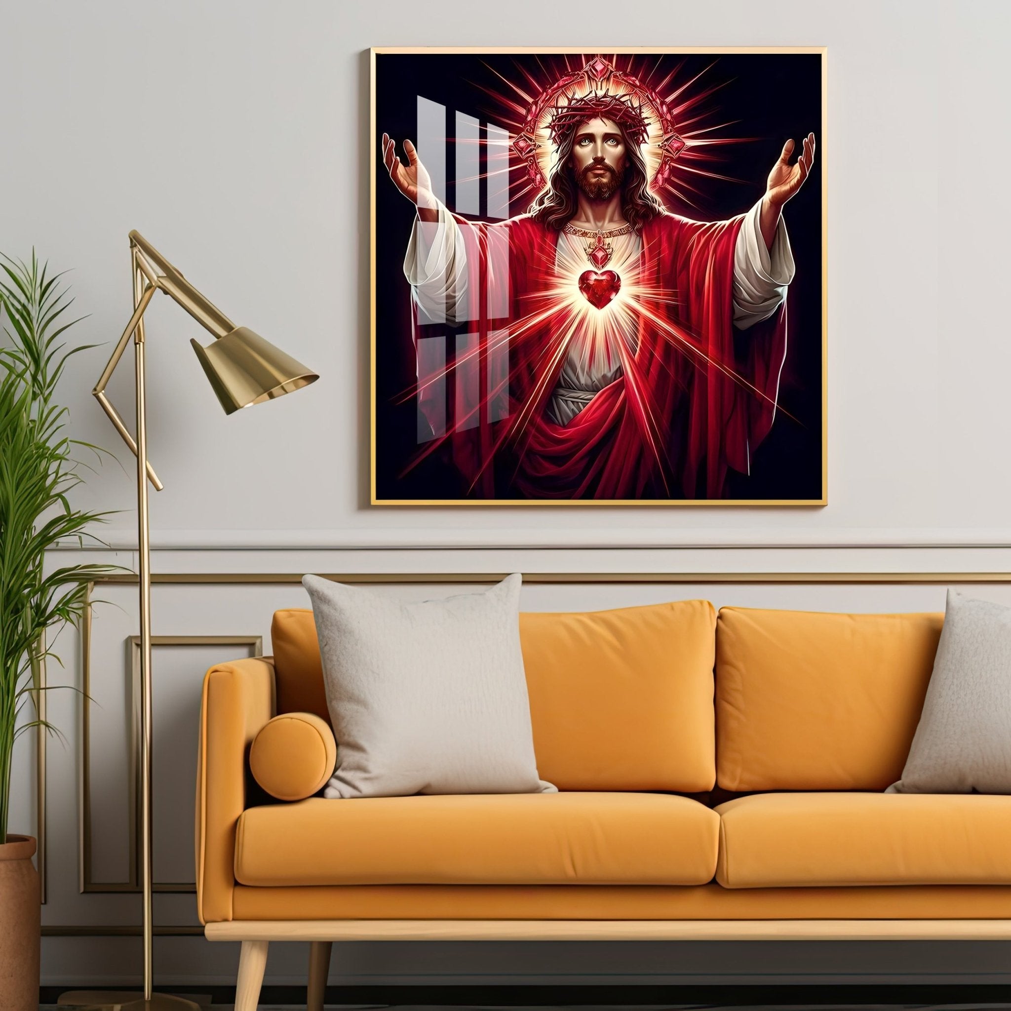 Heart of God Premium Acrylic Square Wall Art - The Next Decor