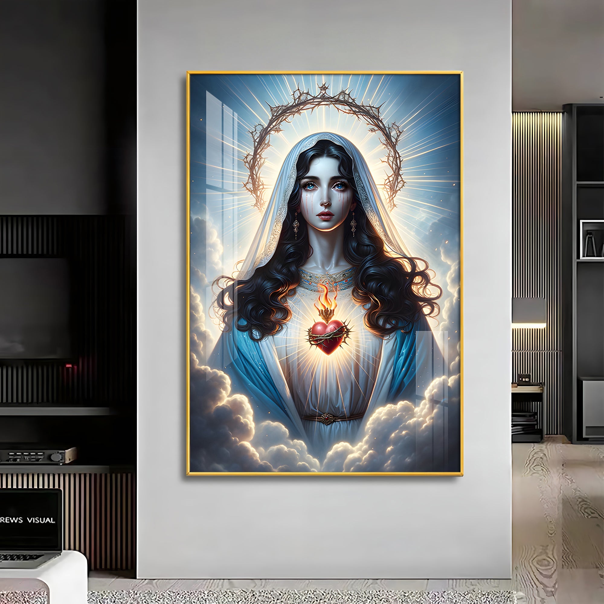 Heartfelt Devotion Premium Acrylic Vertical Wall Art - The Next Decor