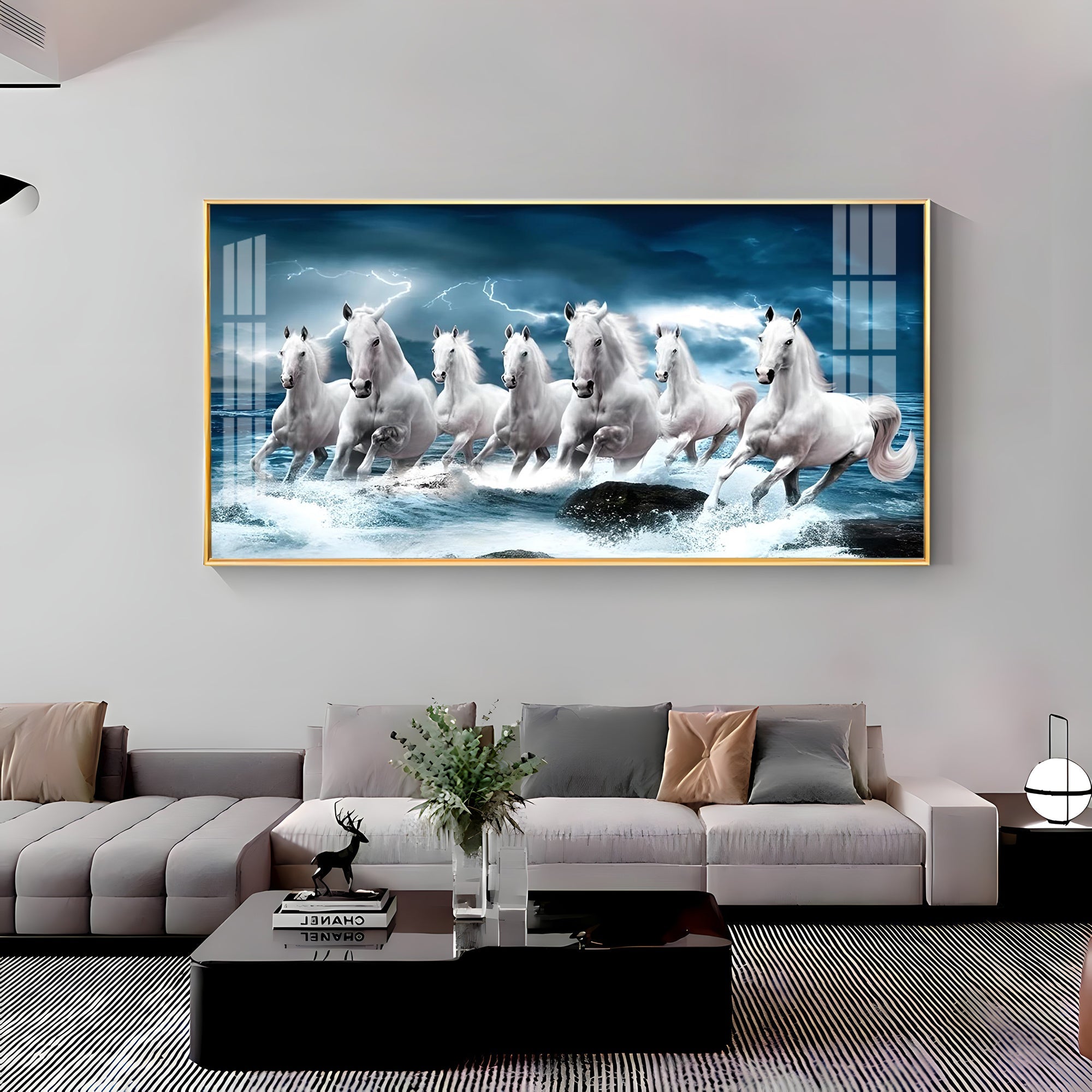 Heaven Horses Premium Acrylic Horizontal Wall Art - The Next Decor