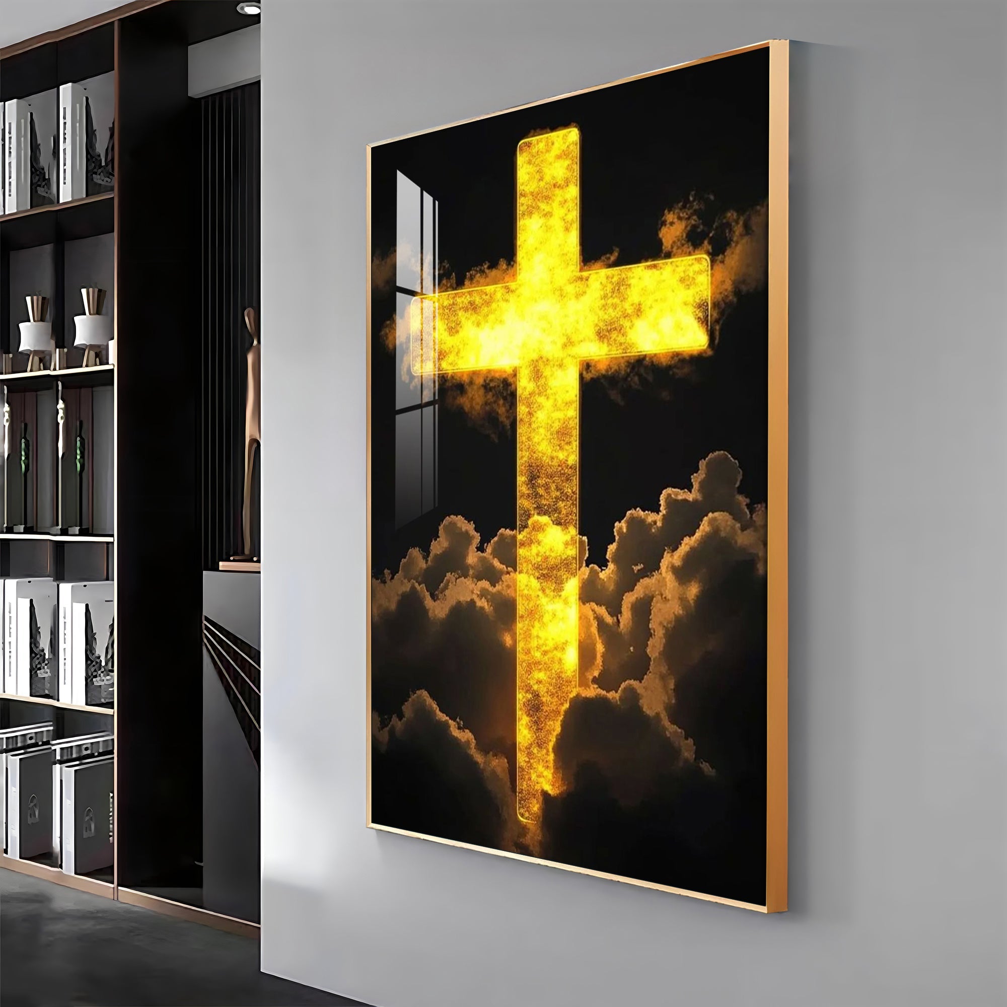 Heavenly Cross Vision Premium Acrylic Wall Art - The Next Decor