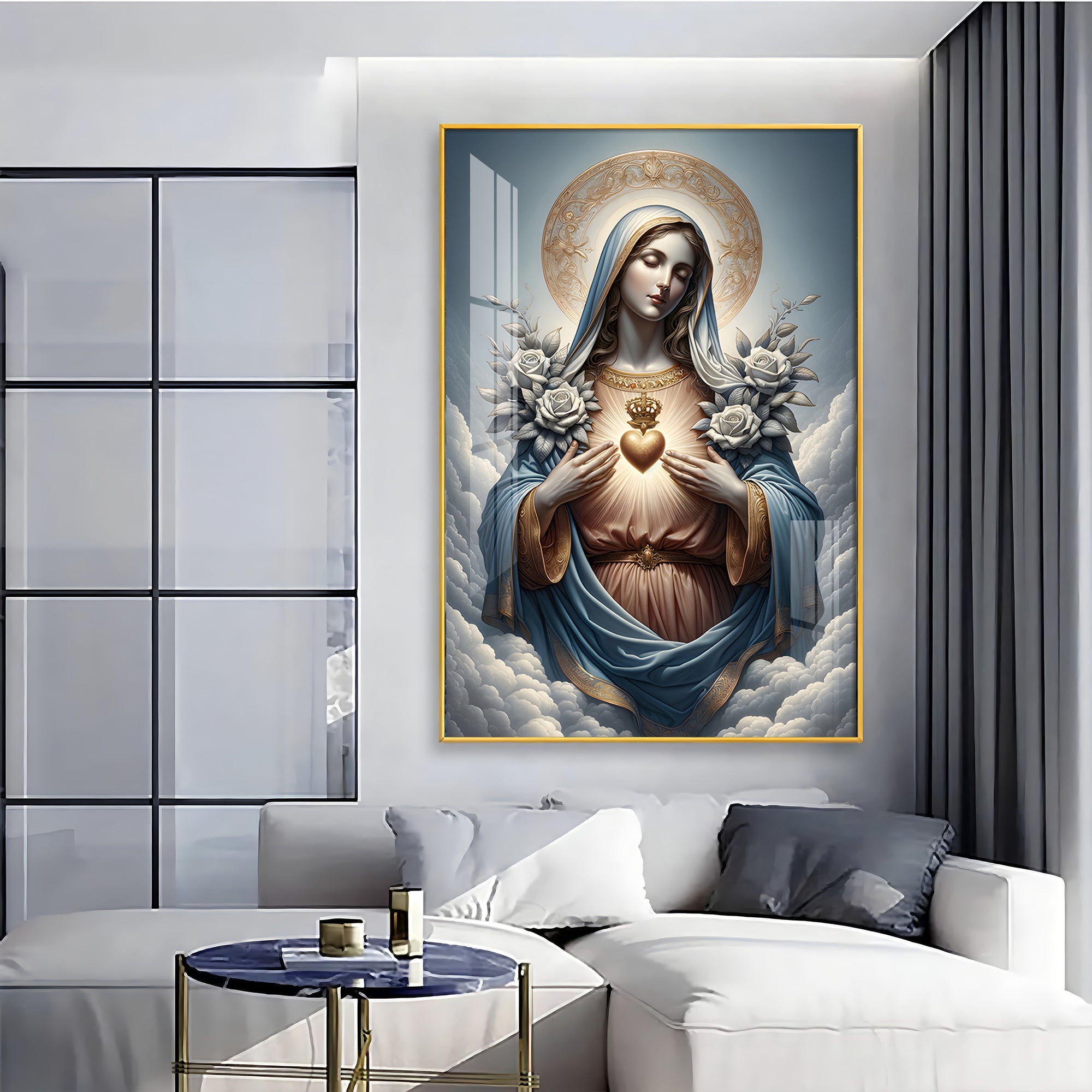 Heavenly Visions Premium Acrylic Vertical Wall Art - The Next Decor