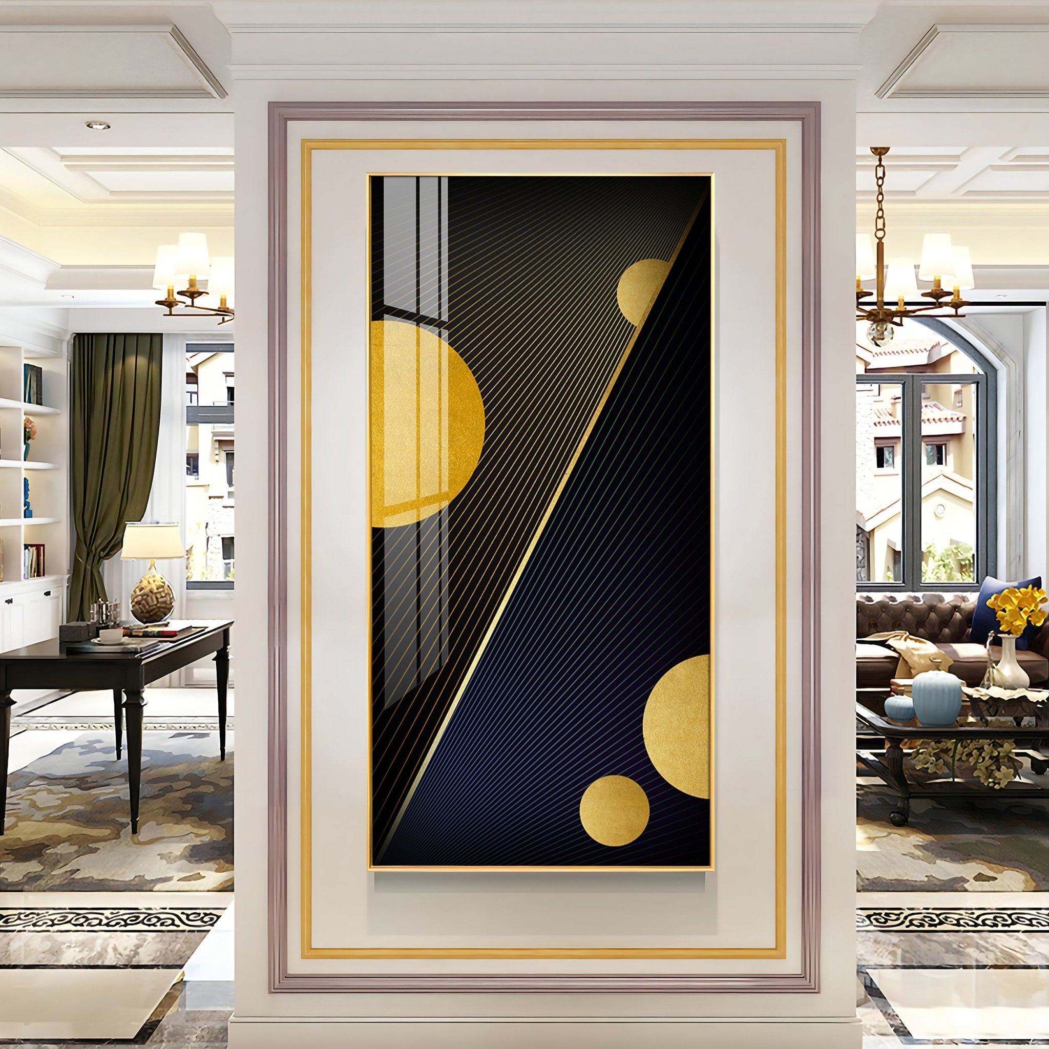 Home Digital Pattern Premium Acrylic Vertical Wall Art - The Next Decor