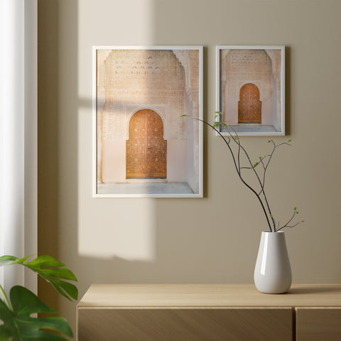 Alhambra door Canvas Wall Art Without Glass