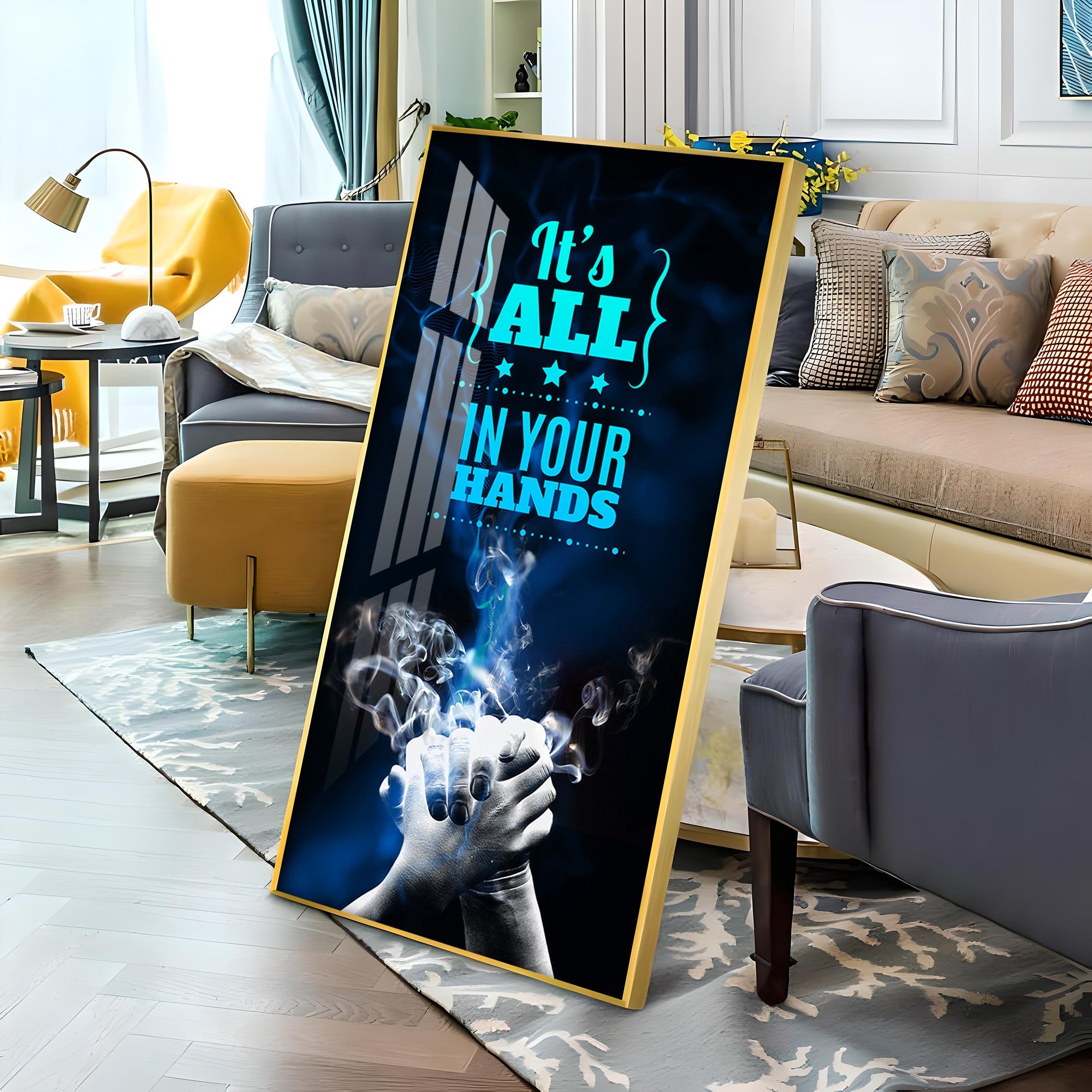 It's All In Your Hands Premium Acrylic Vertical Wall Art - The Next Decor