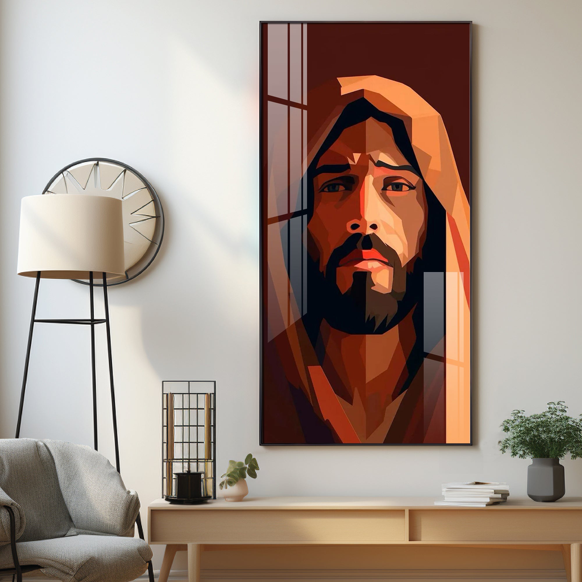 Jesus Christ Serenity Premium Acrylic Wall Art - The Next Decor