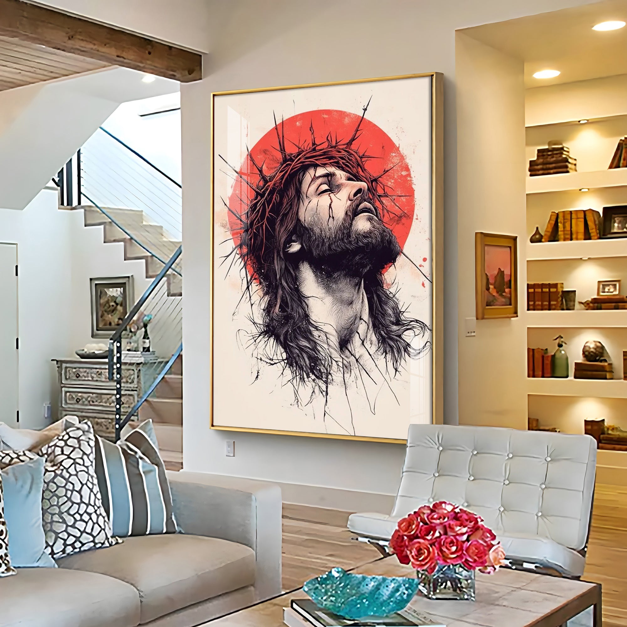 Jesus Christ Spiritual Reflection Premium Acrylic Wall Art - The Next Decor