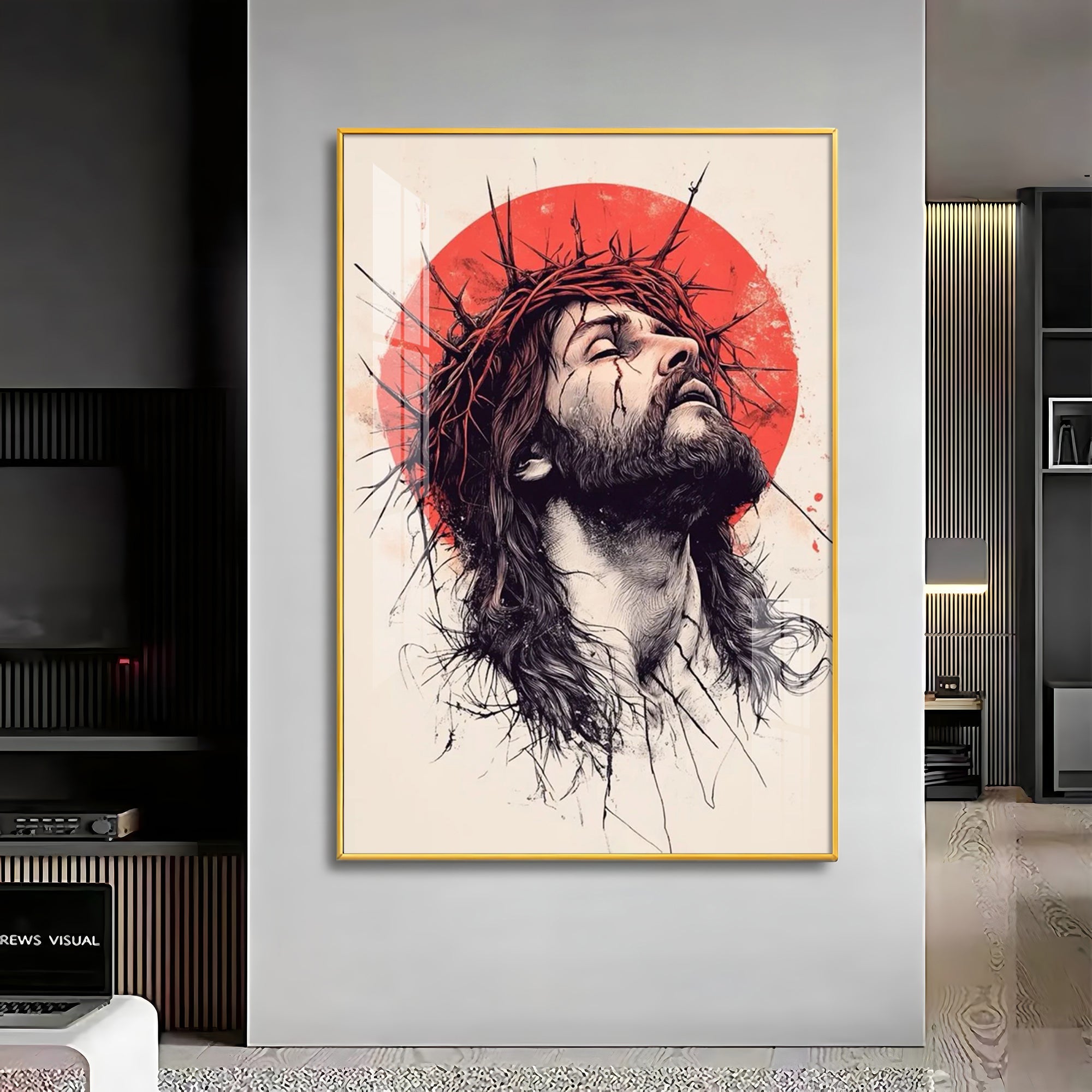 Jesus Christ Spiritual Reflection Premium Acrylic Wall Art - The Next Decor