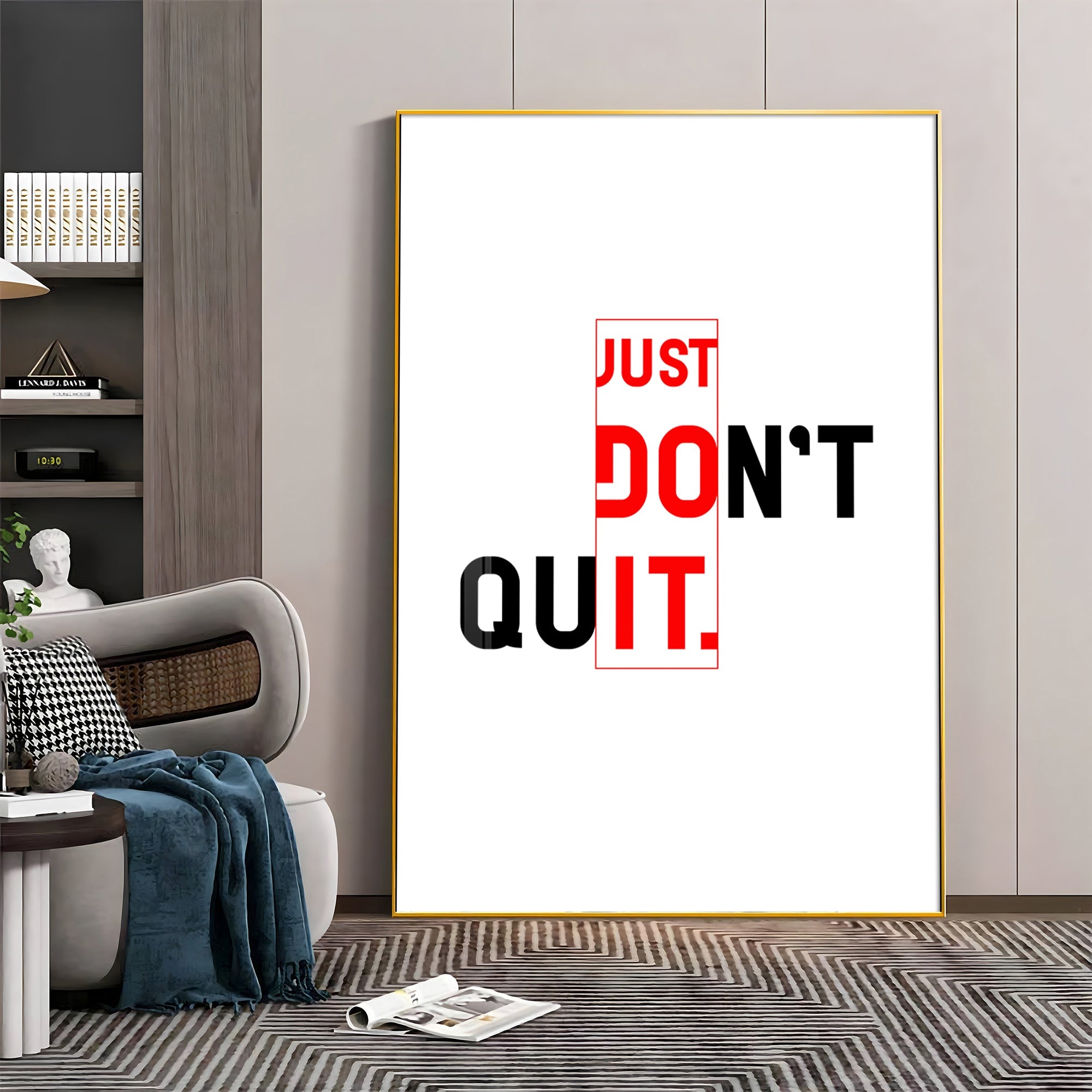 Just Do It Premium Acrylic Vertical Wall Art - The Next Decor