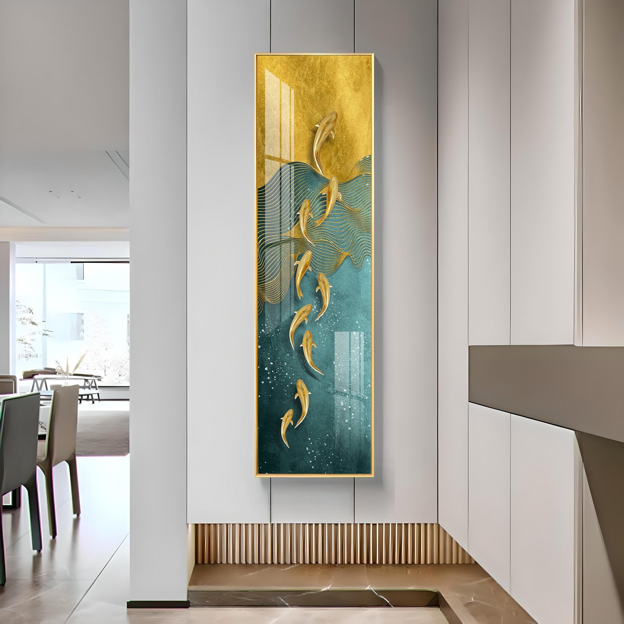 Limitless Delights Luxury Crystal Vertical Wall Art - The Next Decor