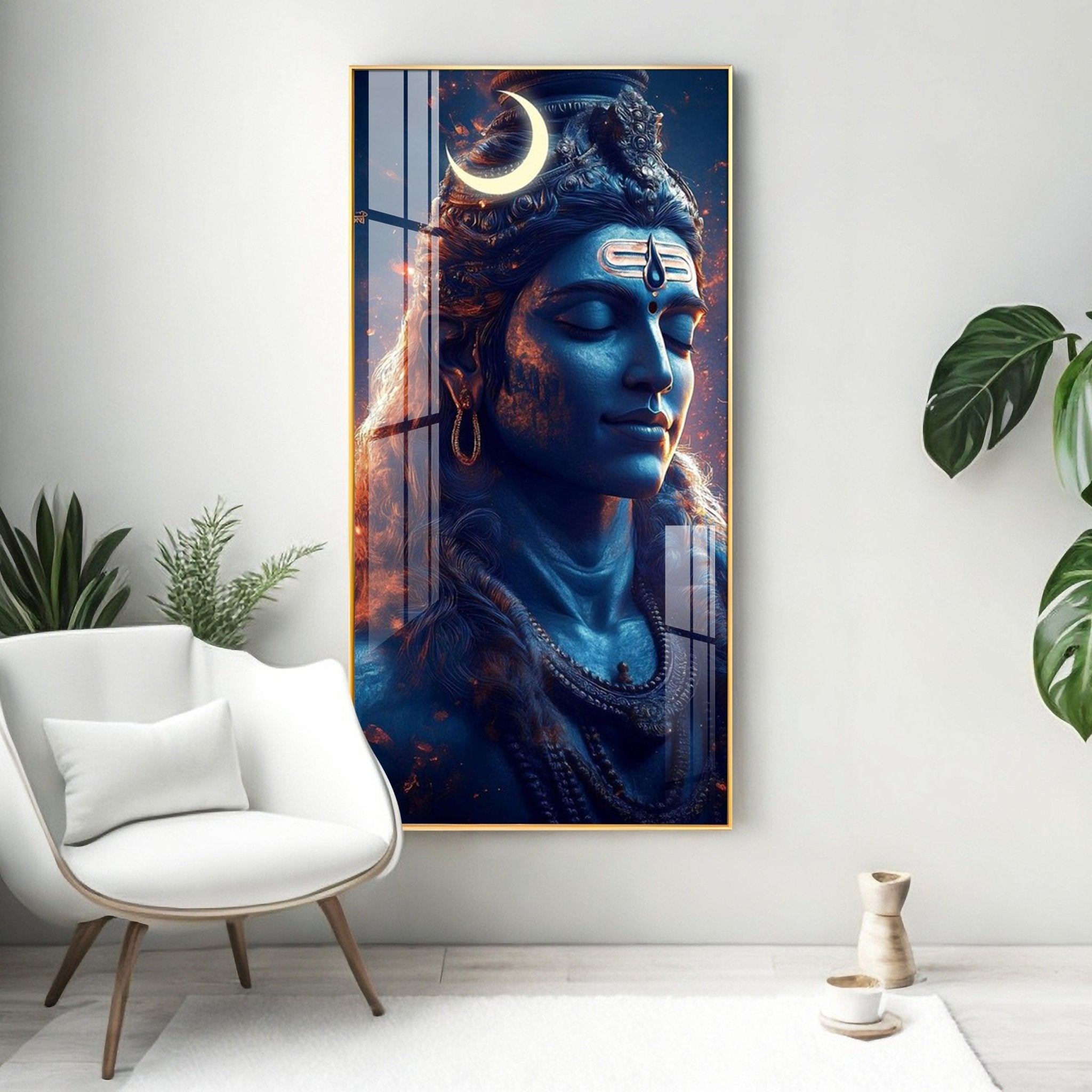 Lord Shiva Cosmic Energy Premium Acrylic Wall Art - The Next Decor