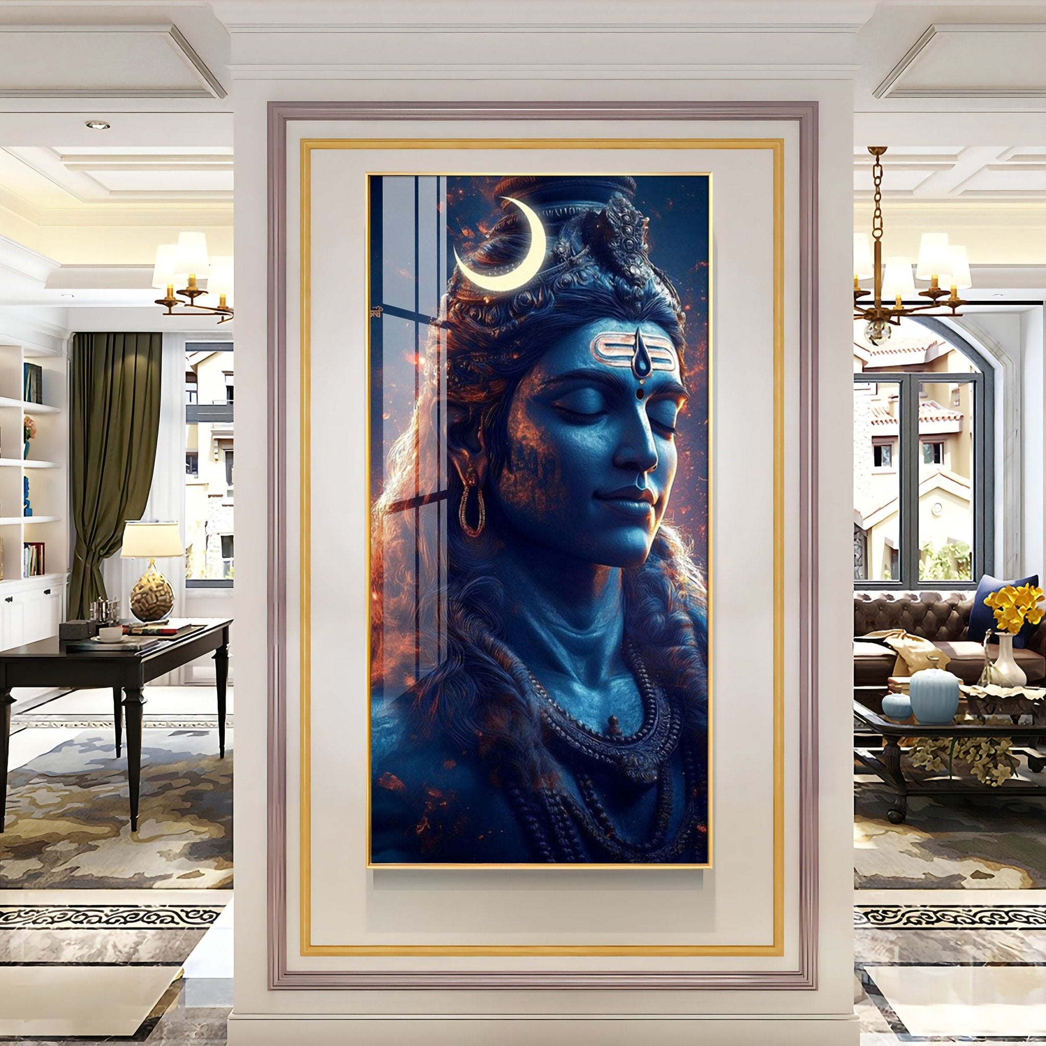 Lord Shiva Cosmic Energy Premium Acrylic Wall Art - The Next Decor