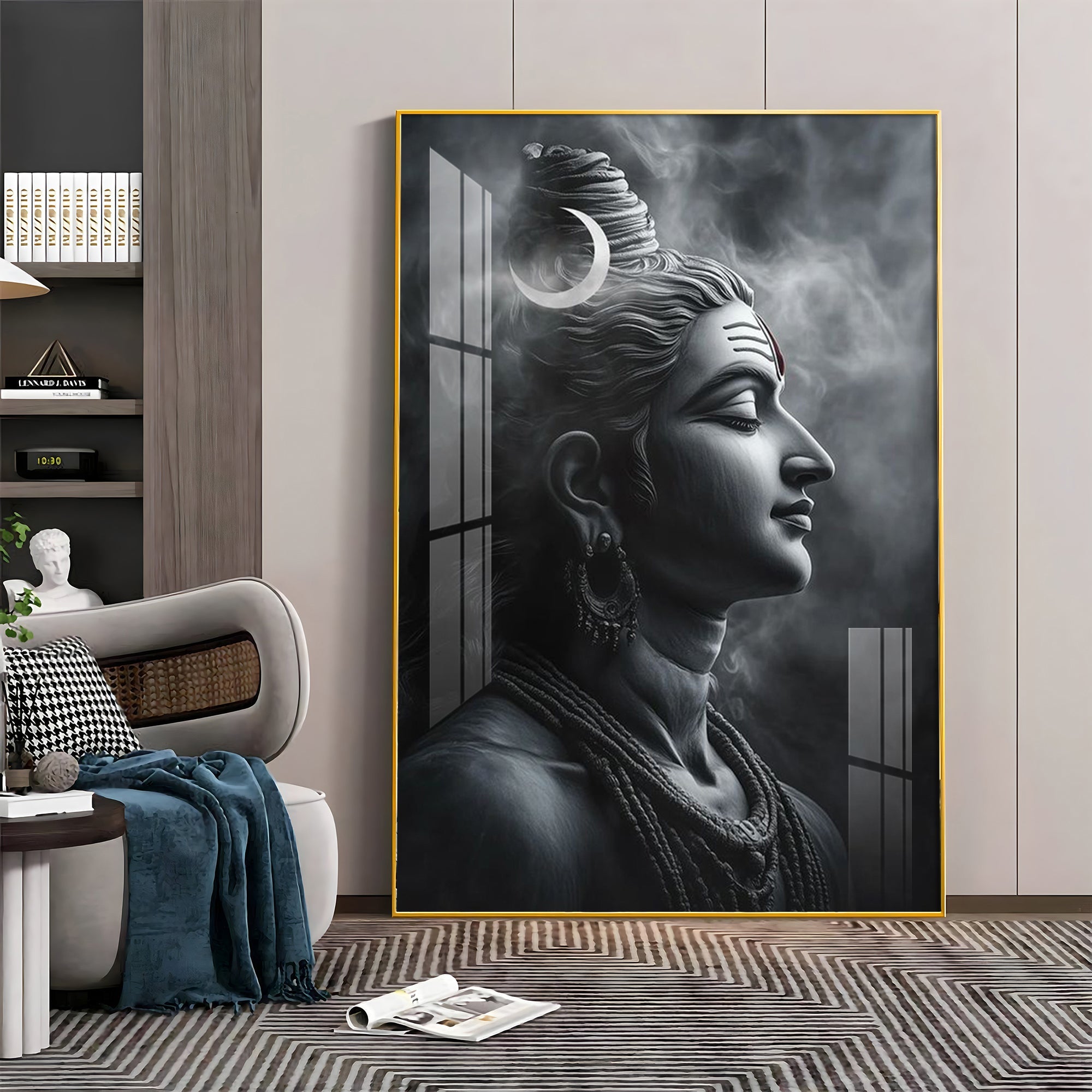 Lord Shiva Harmony Premium Acrylic Wall Art - The Next Decor