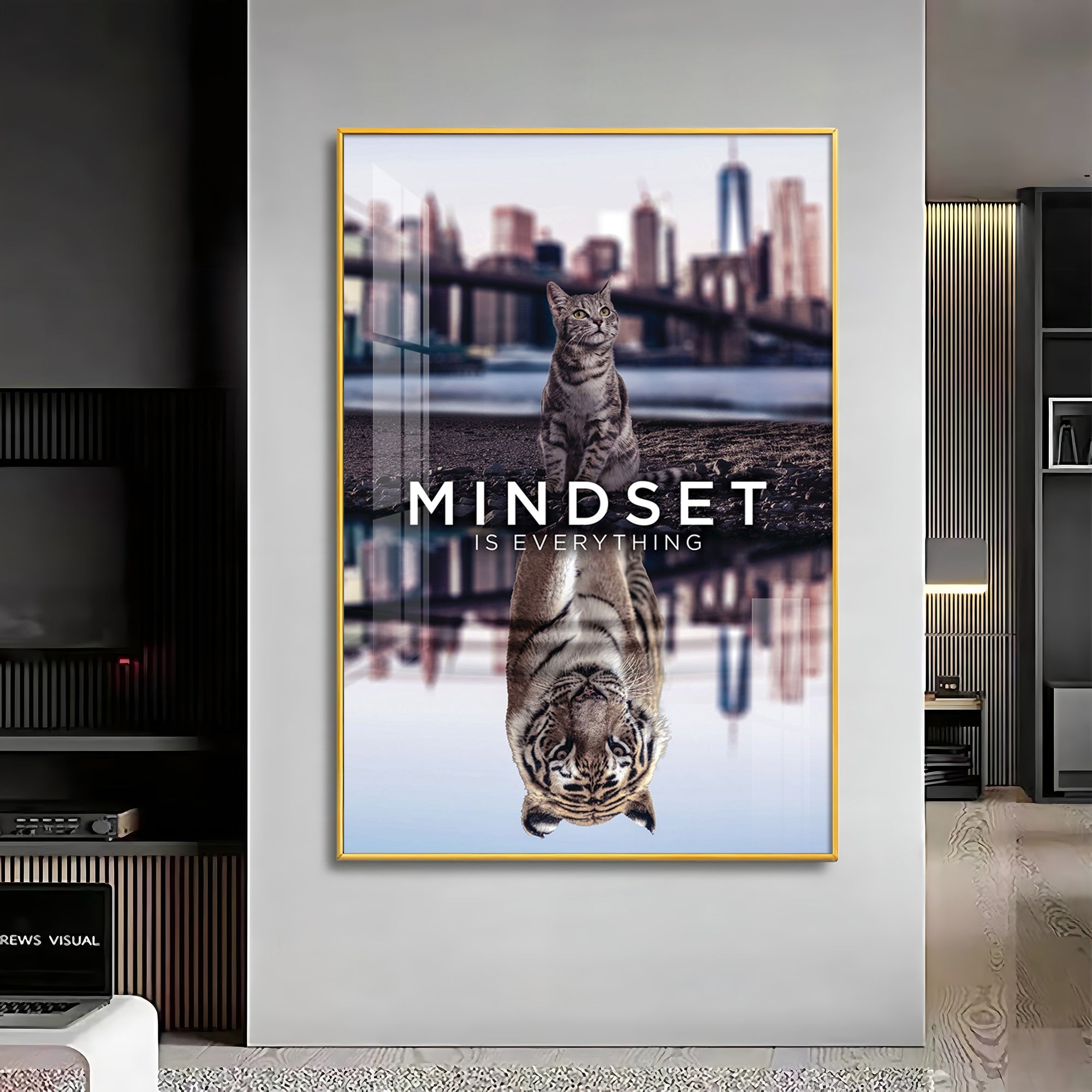 Mindset Is Everything Premium Acrylic Vertical Wall Art - The Next Decor