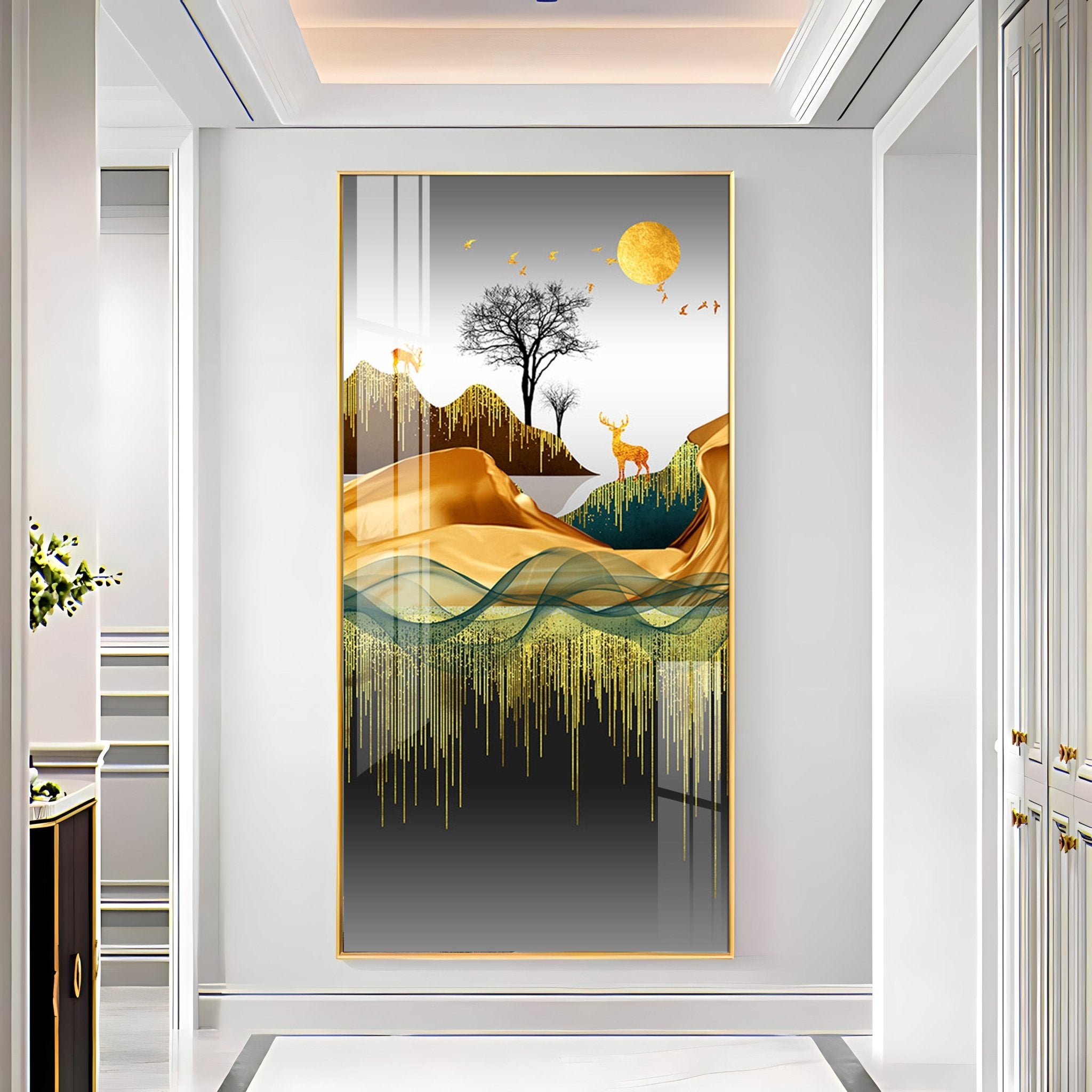 Modern Landscape Luxury Crystal Wall Art - The Next Decor