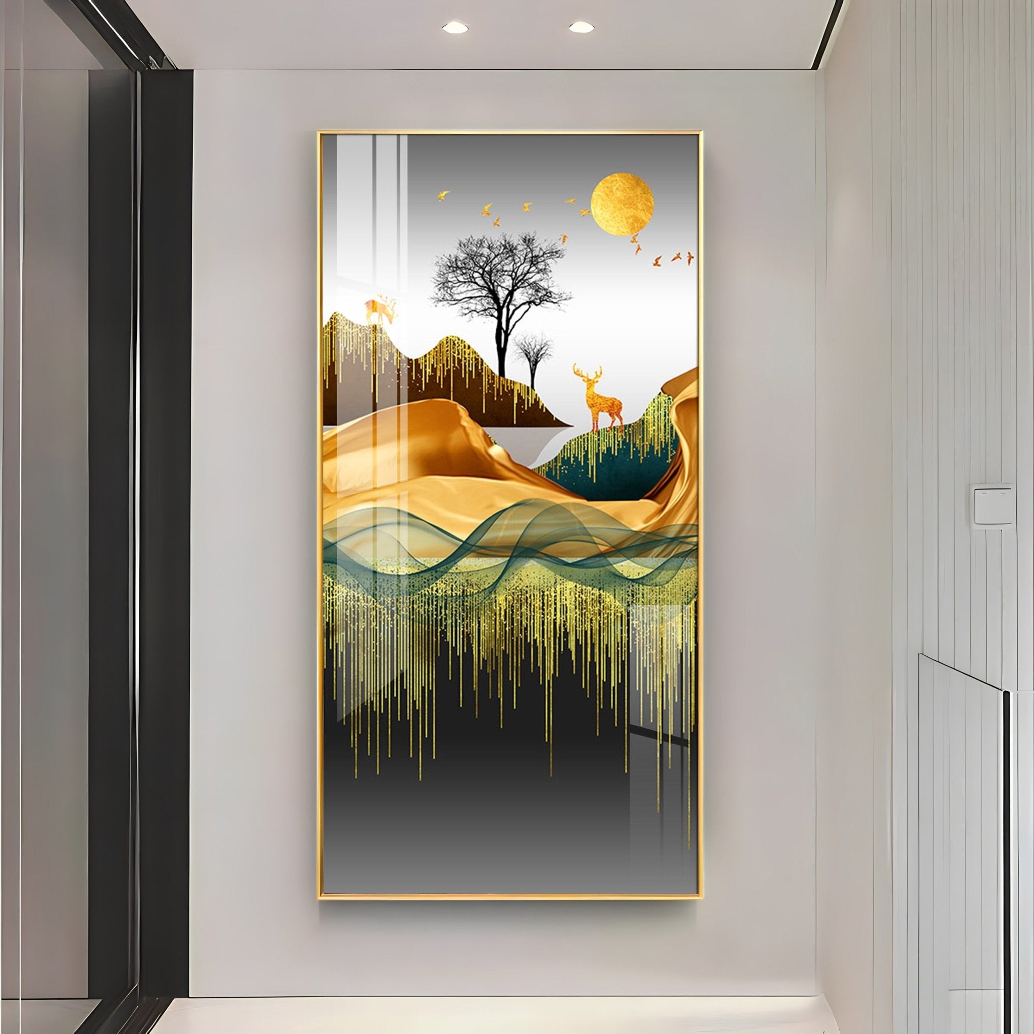 Modern Landscape Luxury Crystal Wall Art - The Next Decor