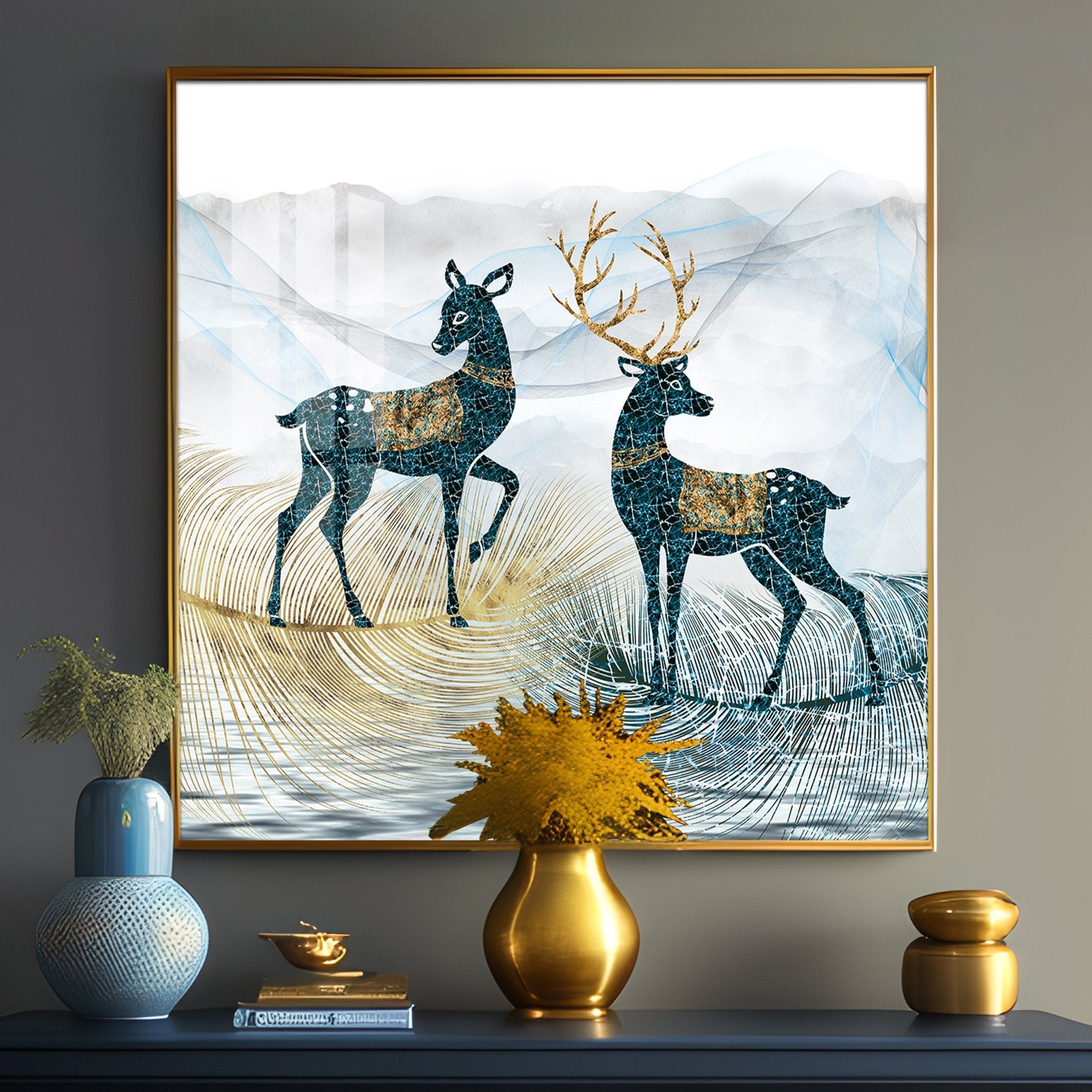 Modern Wildlife Premium Acrylic Square Wall Art - The Next Decor