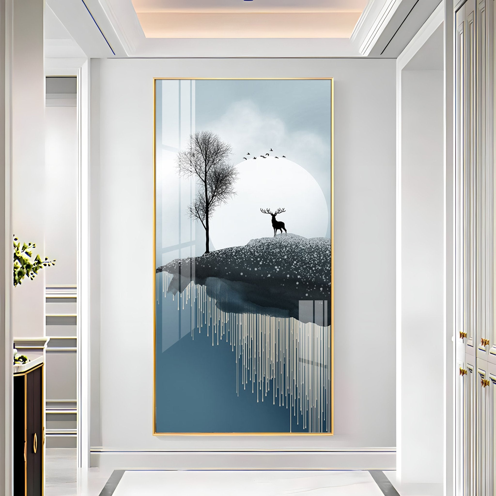 Night Forest Luxury Crystal Wall Art - The Next Decor