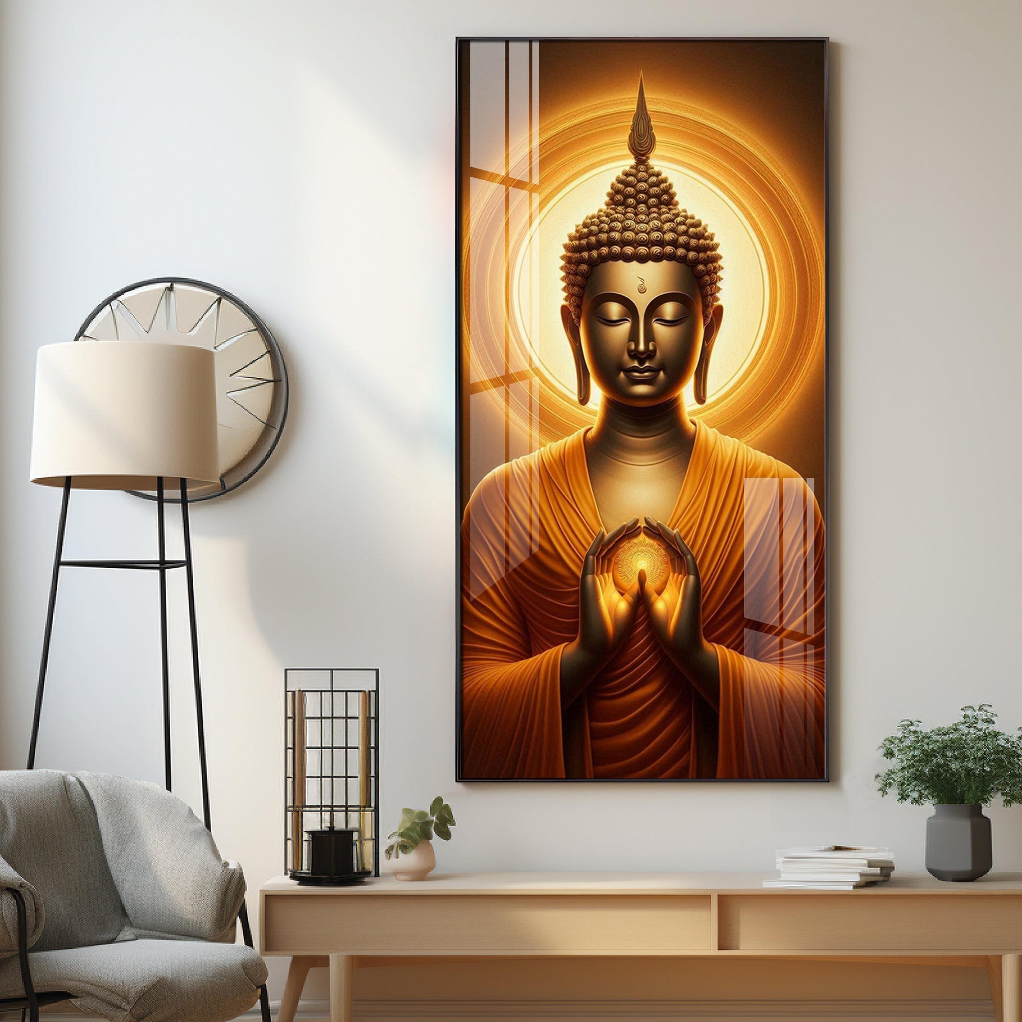 Peaceful Journey Buddha Premium Acrylic Wall Art - The Next Decor