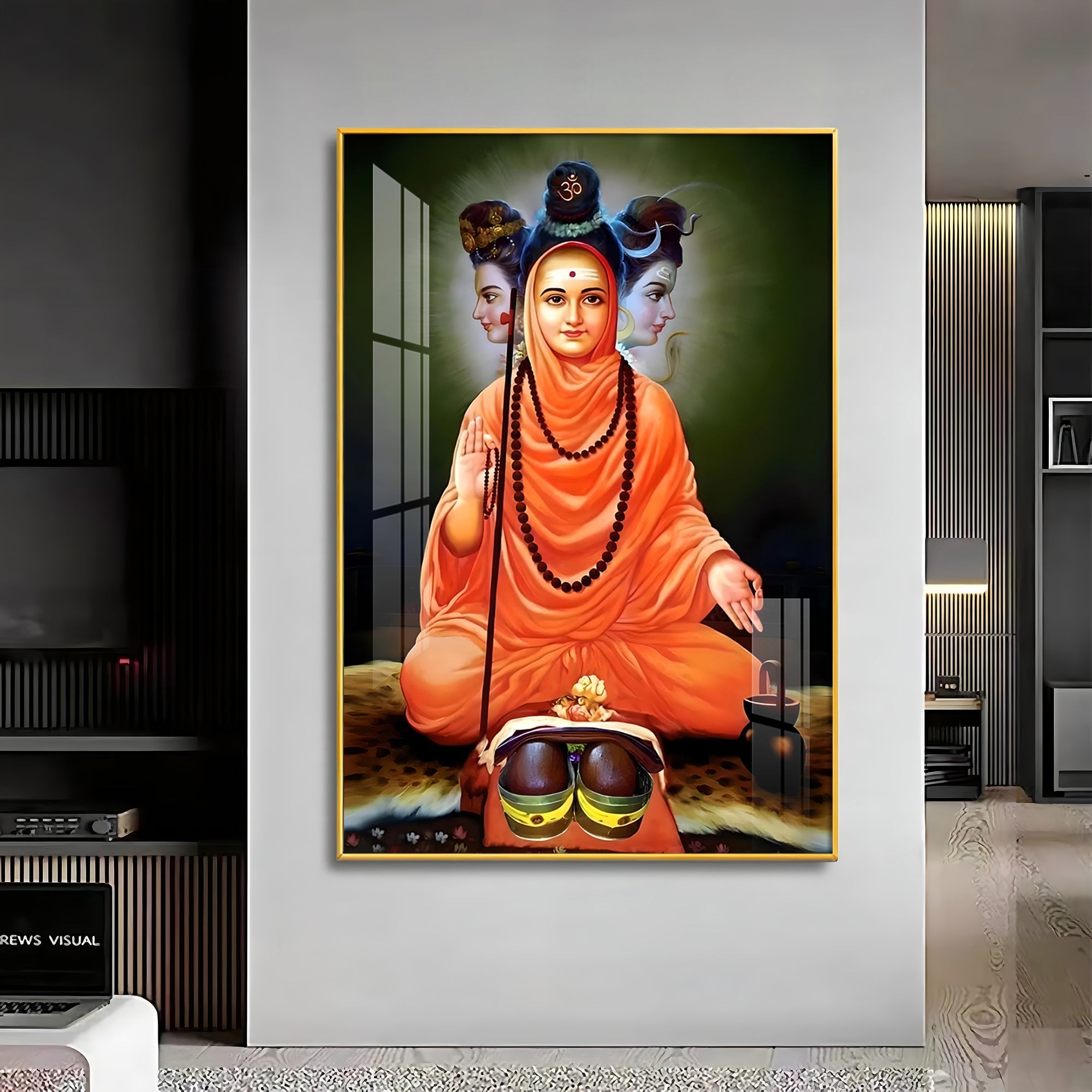 Portrait of Divine Authority Premium Vertical Acrylic Wall Art - The Next Decor