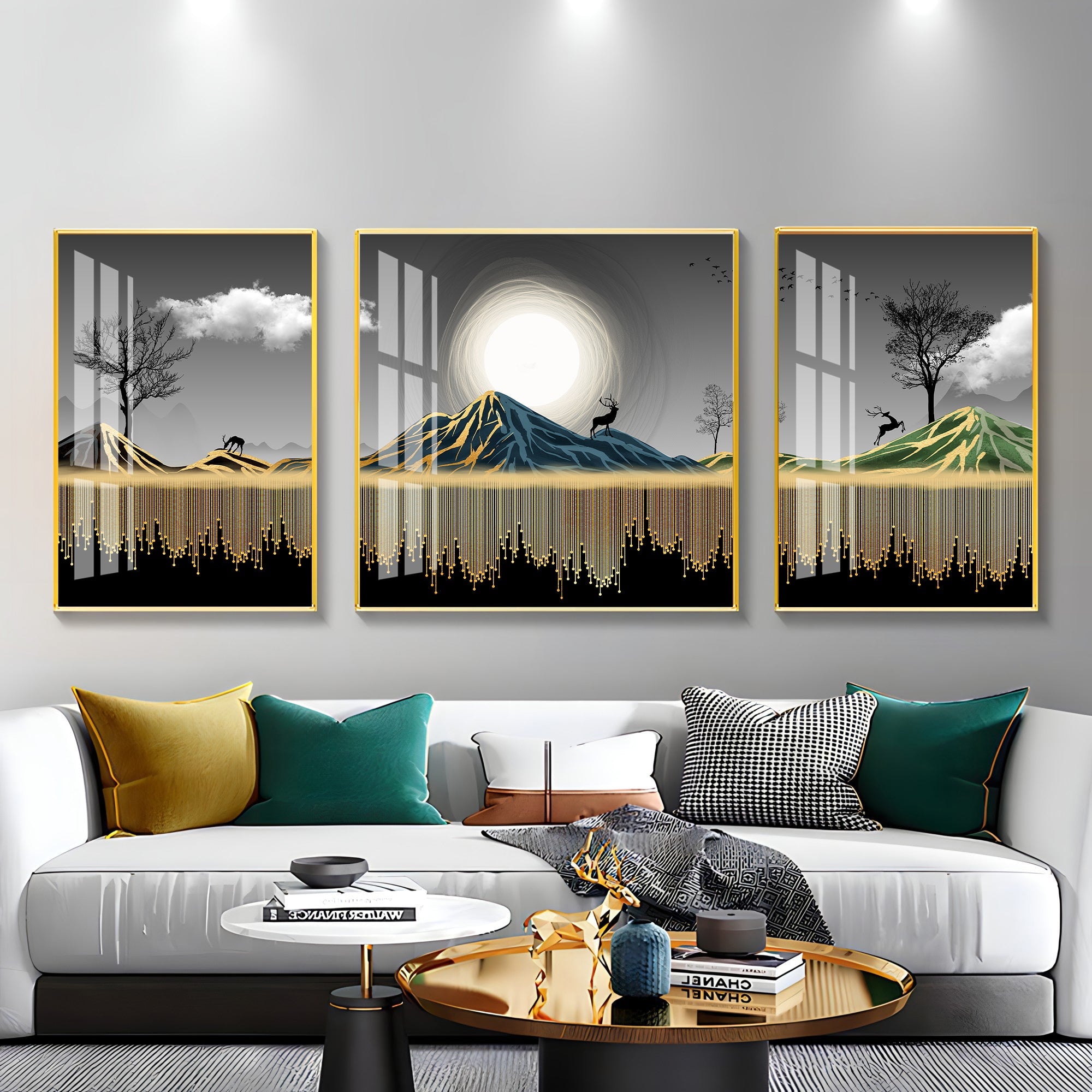 Scandinavian Art Premium Acrylic Wall Art (Set of 3) - The Next Decor