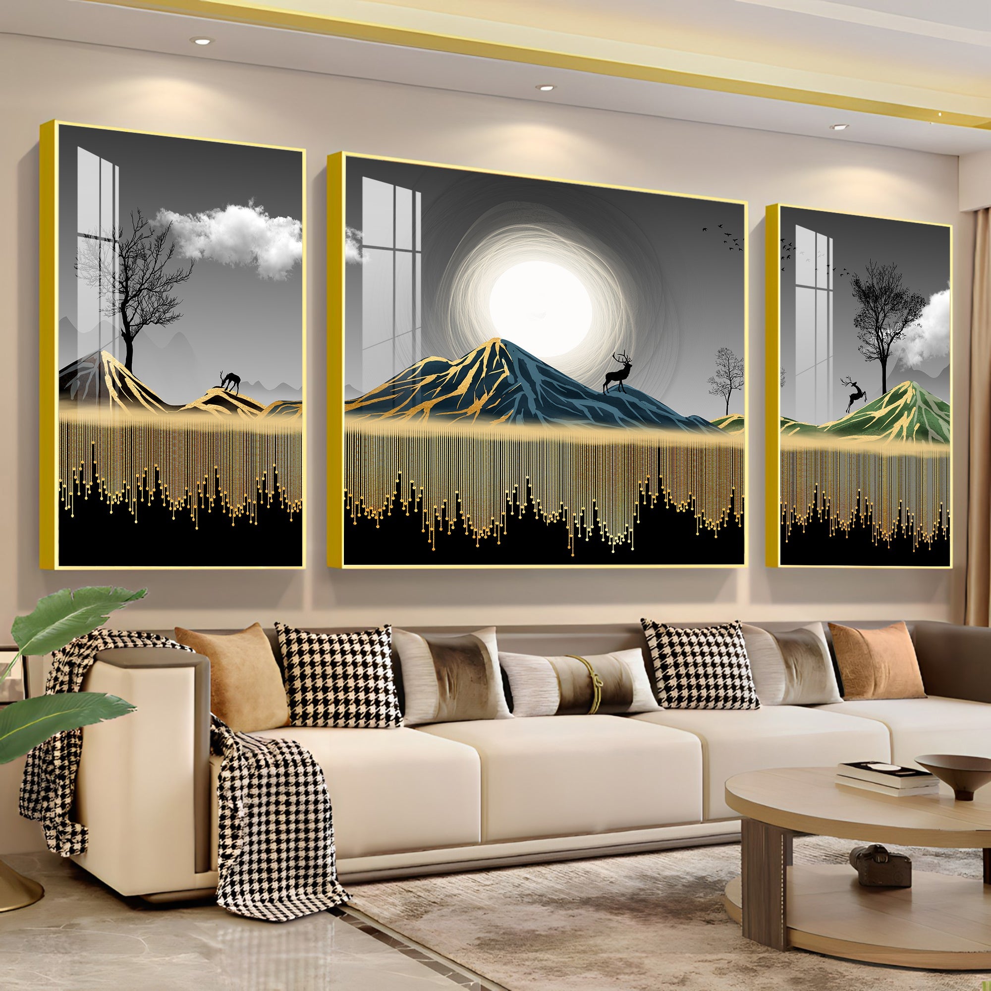 Scandinavian Art Premium Acrylic Wall Art (Set of 3) - The Next Decor