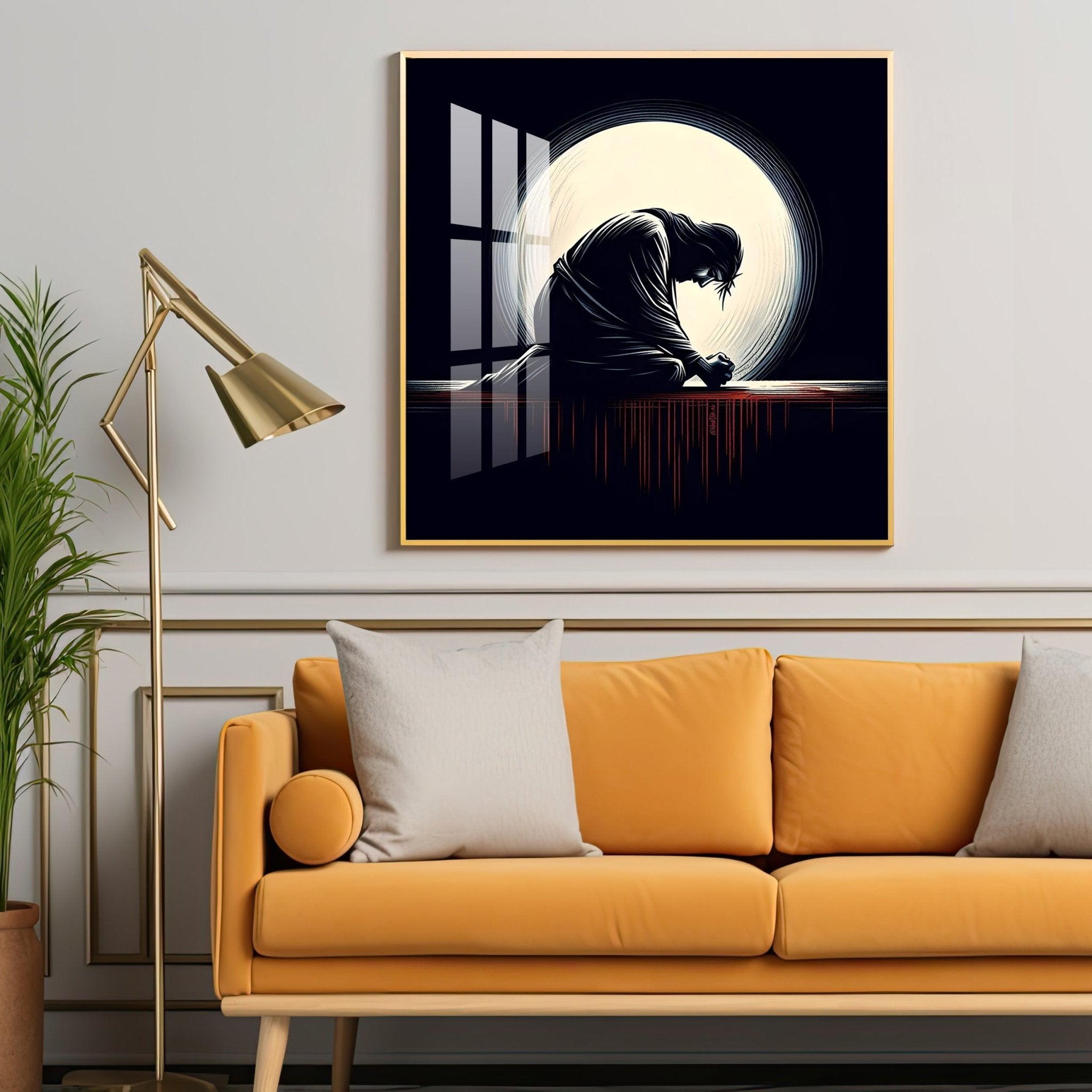 Serenity in Solitude Premium Acrylic Square Wall Art - The Next Decor