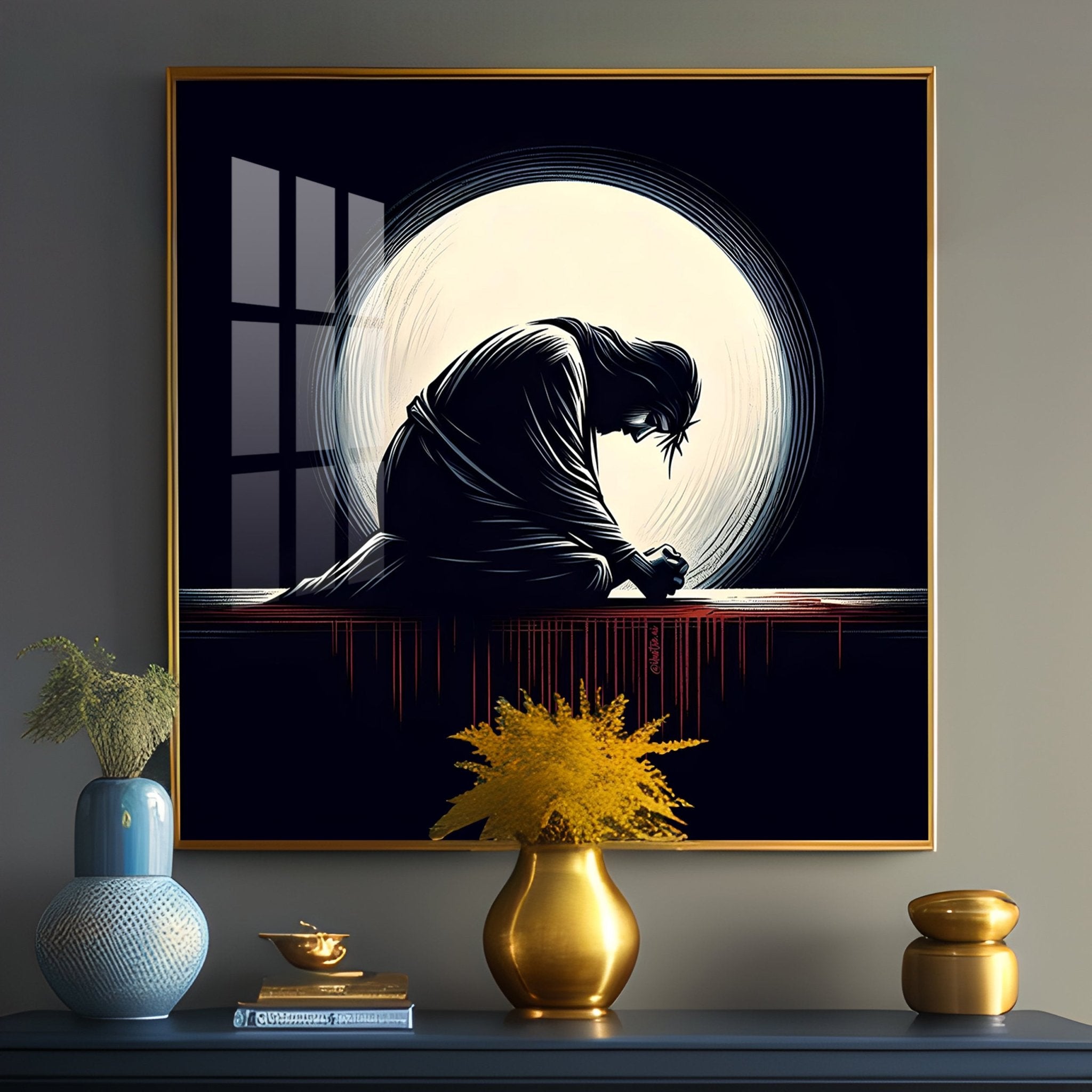 Serenity in Solitude Premium Acrylic Square Wall Art - The Next Decor