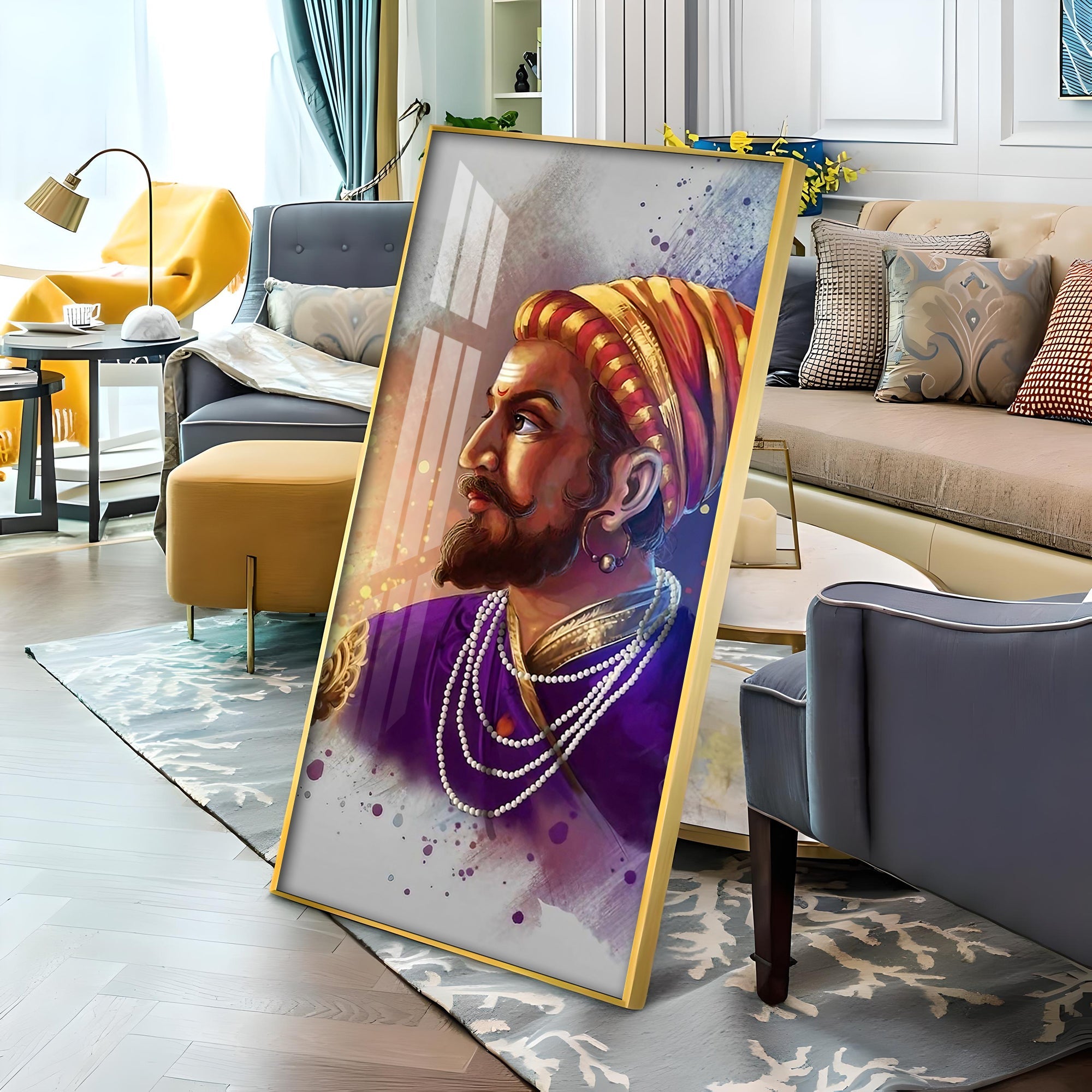 Shiva Ji Premium Acrylic Vertical Wall Art - The Next Decor