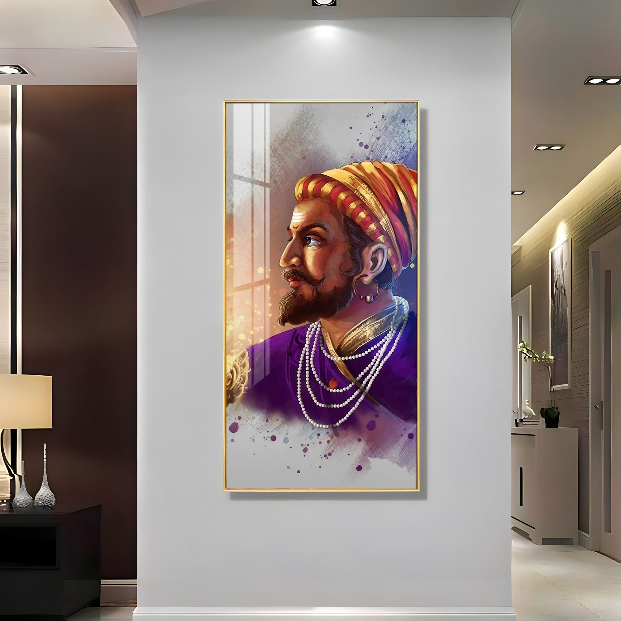 Shiva Ji Premium Acrylic Vertical Wall Art - The Next Decor