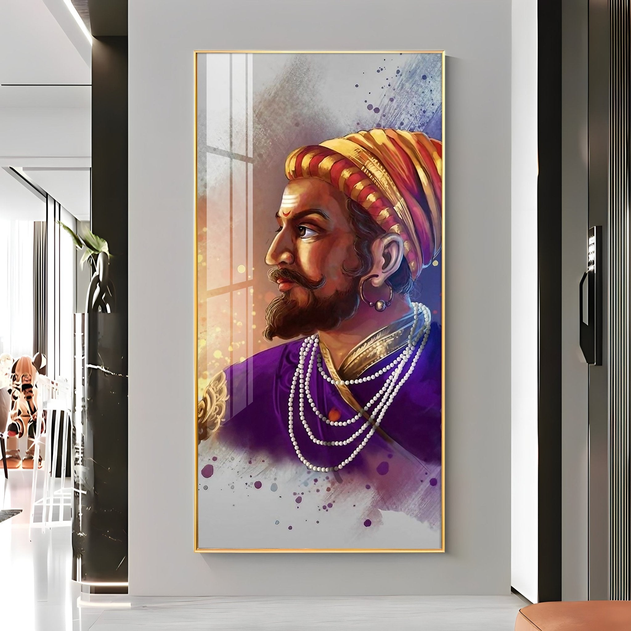 Shiva Ji Premium Acrylic Vertical Wall Art - The Next Decor
