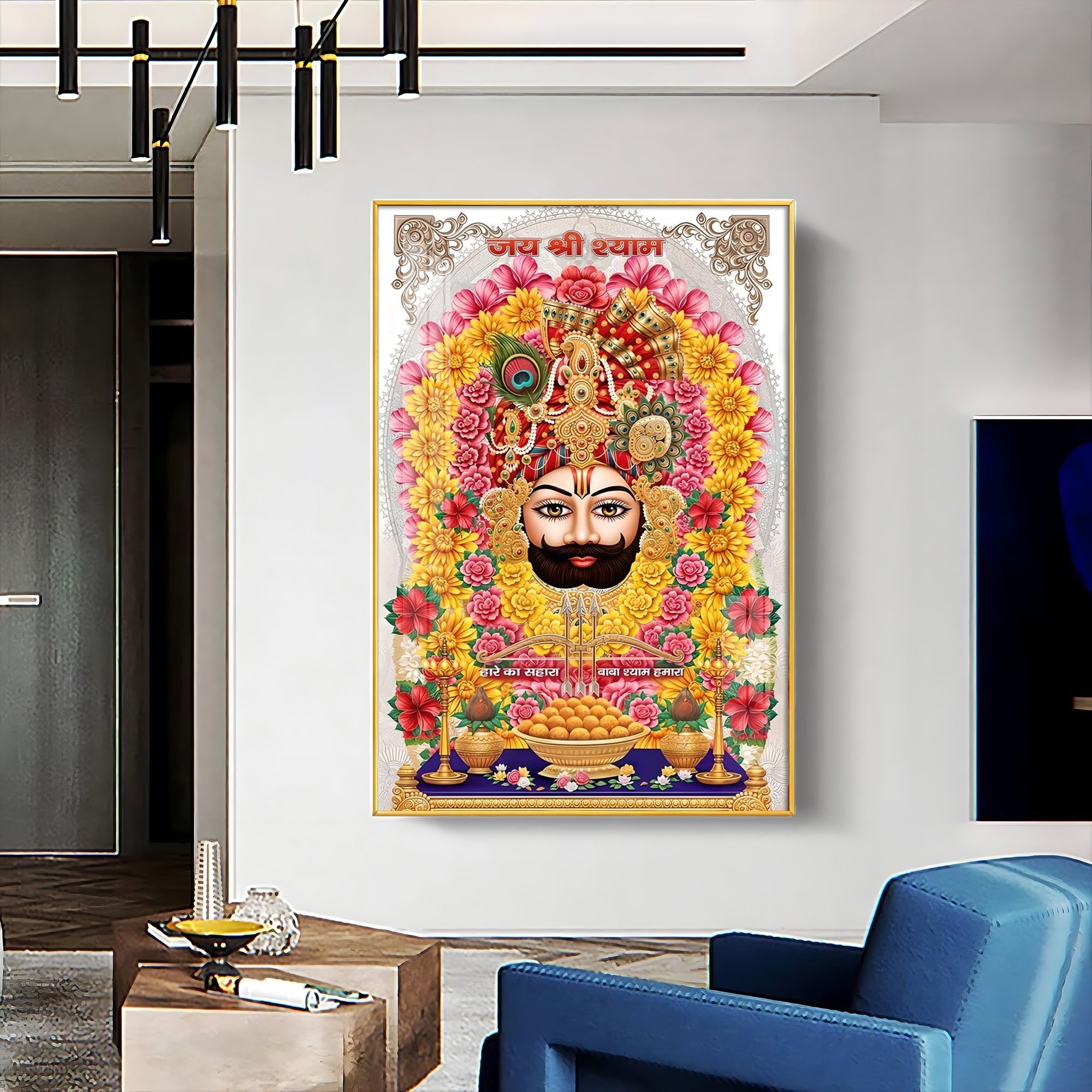 Shree Shyam Premium Acrylic Vertical Wall Art - The Next Decor