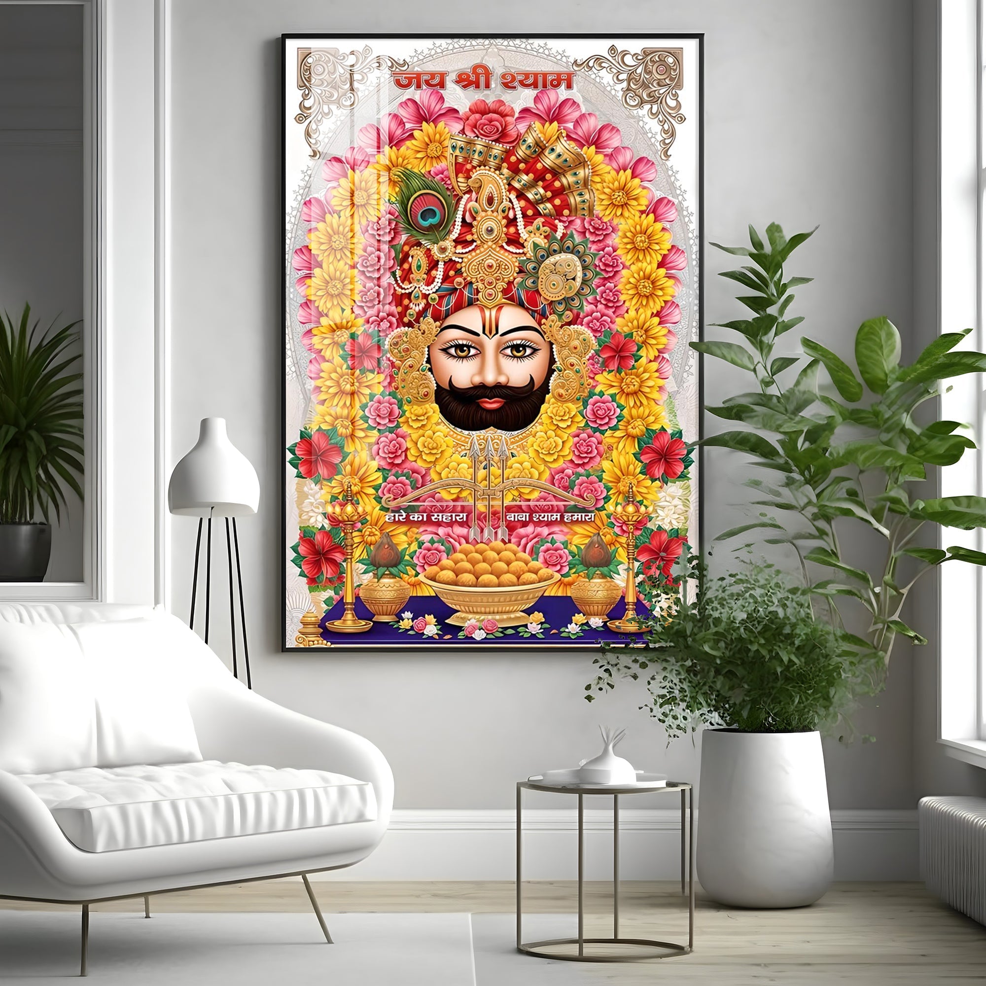 Shree Shyam Premium Acrylic Vertical Wall Art - The Next Decor