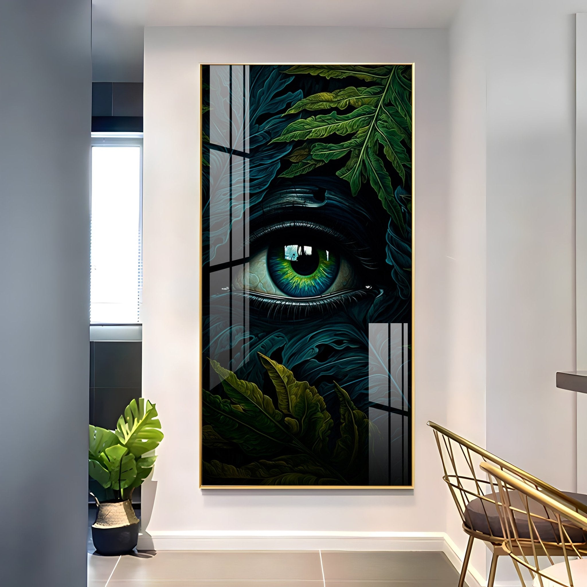 The Eye's Journey Premium Acrylic Vertical Wall Art - The Next Decor