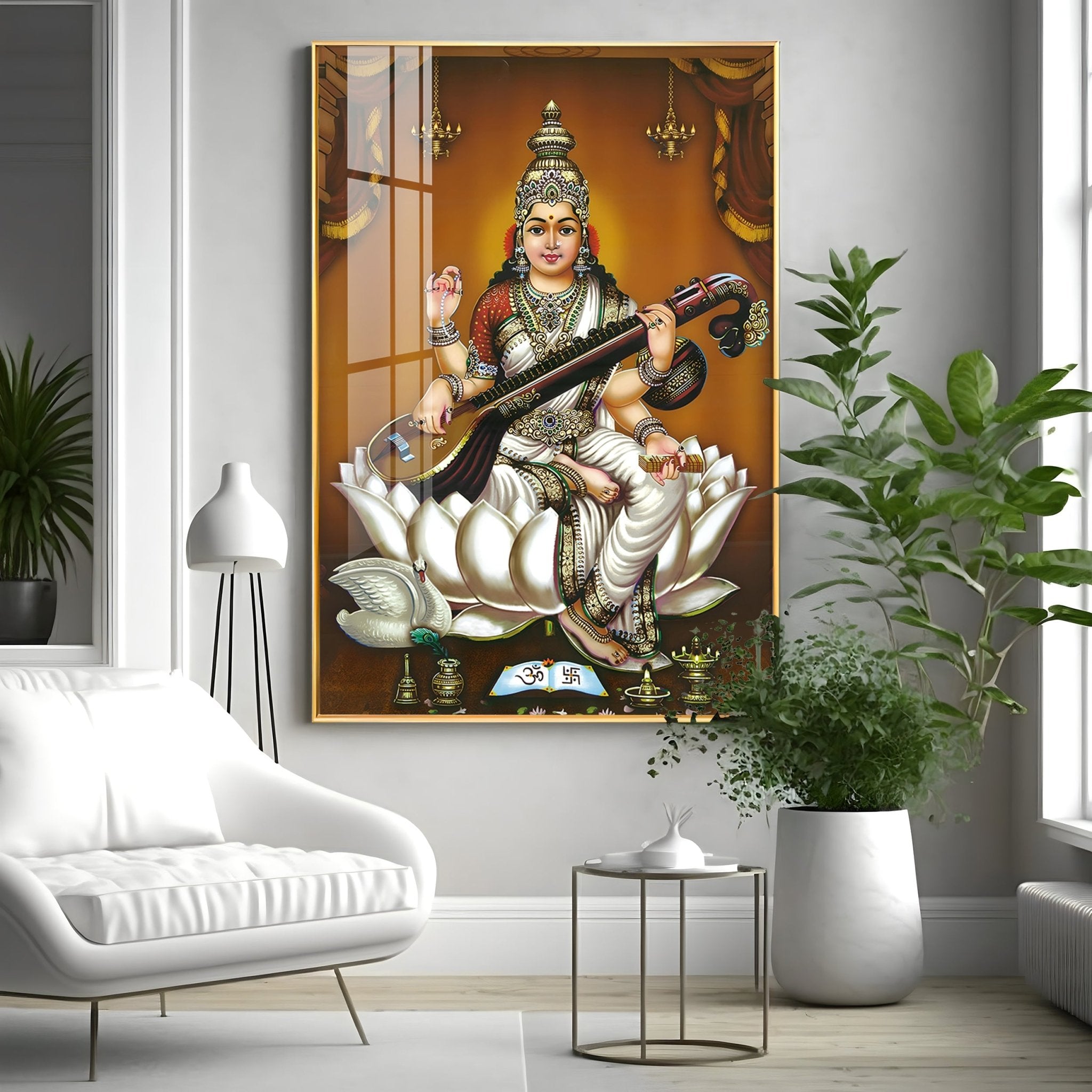 The Goddess's Embrace Premium Vertical Acrylic Wall Art - The Next Decor