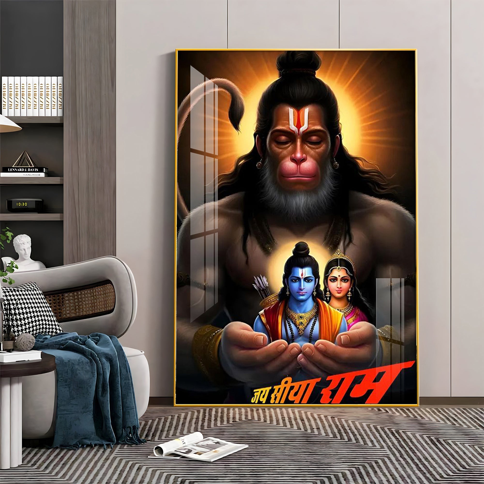 The Mighty Hanuman Premium Acrylic Wall Art - The Next Decor