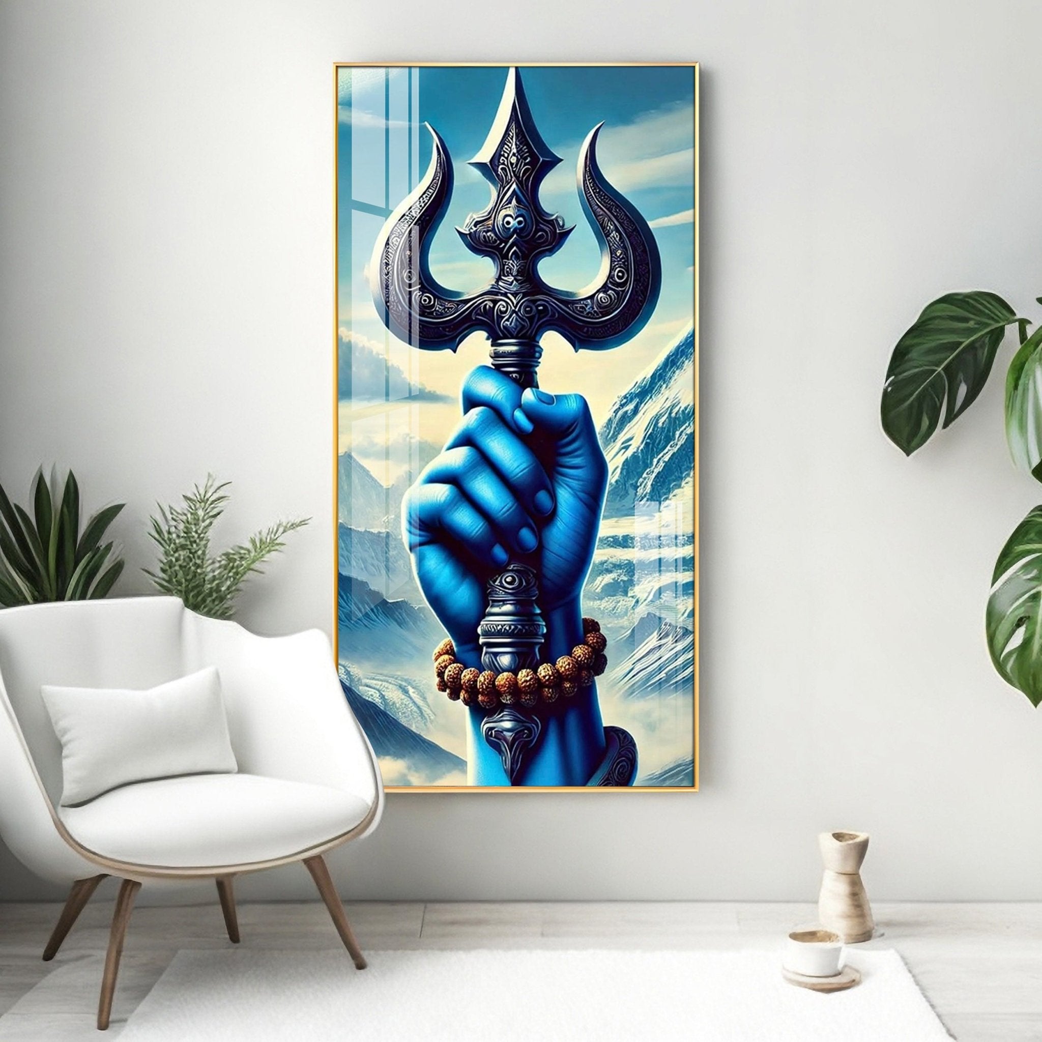 The Shiva's Trident Premium Acrylic Wall Art - The Next Decor