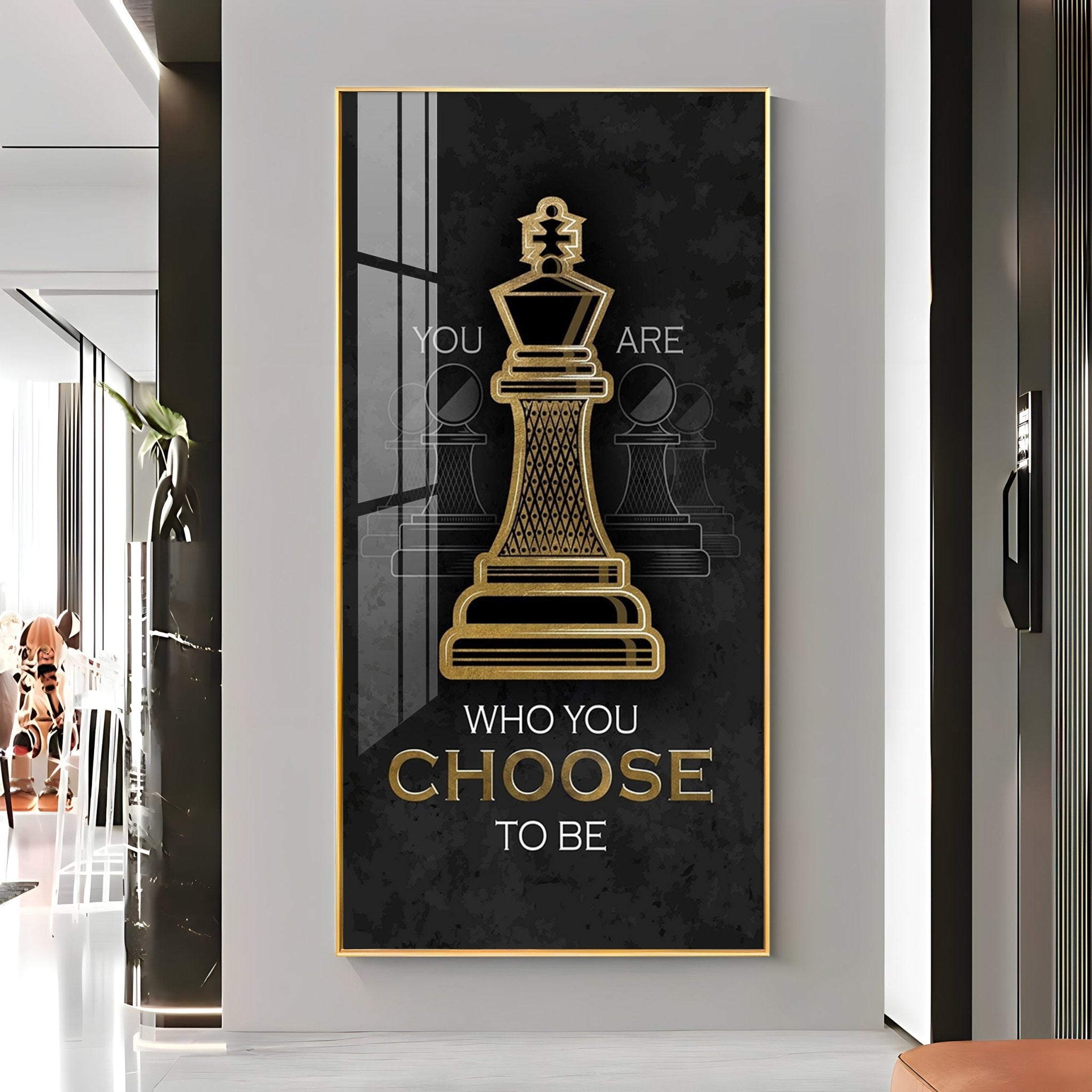 Who You Choose To Be Premium Acrylic Vertical Wall Art - The Next Decor