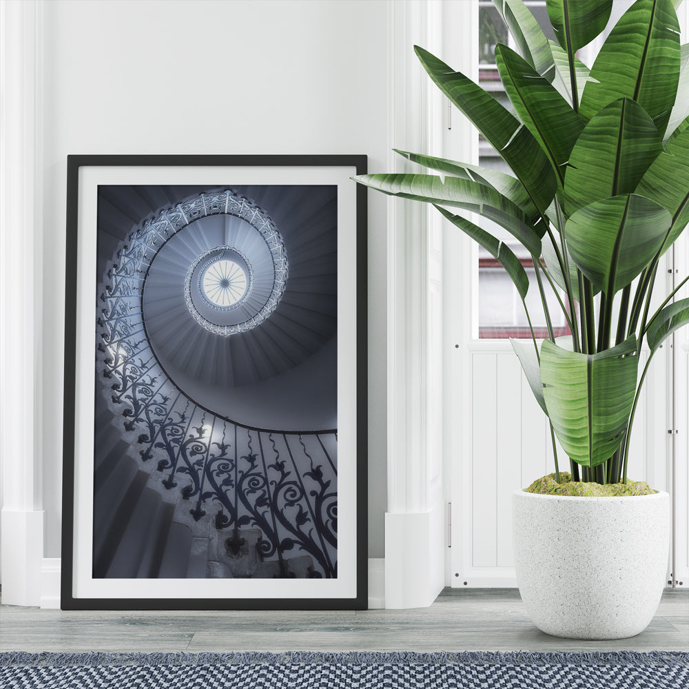 Tulip Stairs Canvas Wall Art Without Glass