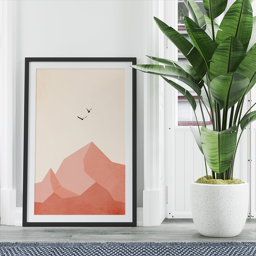 Zugspitze Canvas Wall Art Without Glass