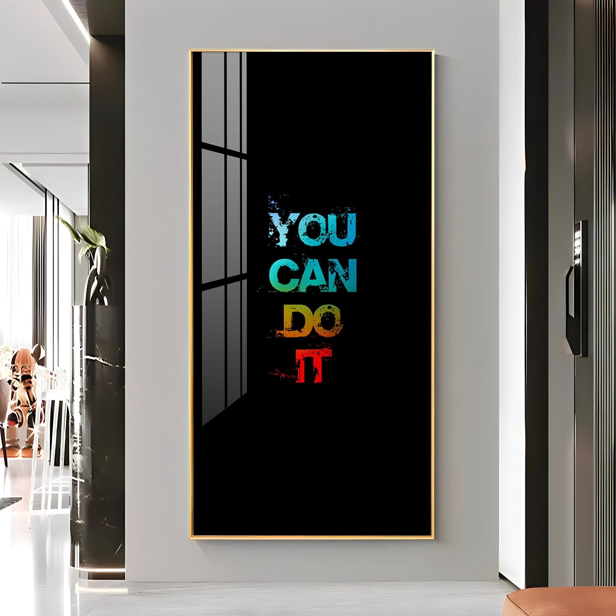 You Can Do It Premium Acrylic Vertical Wall Art - The Next Decor