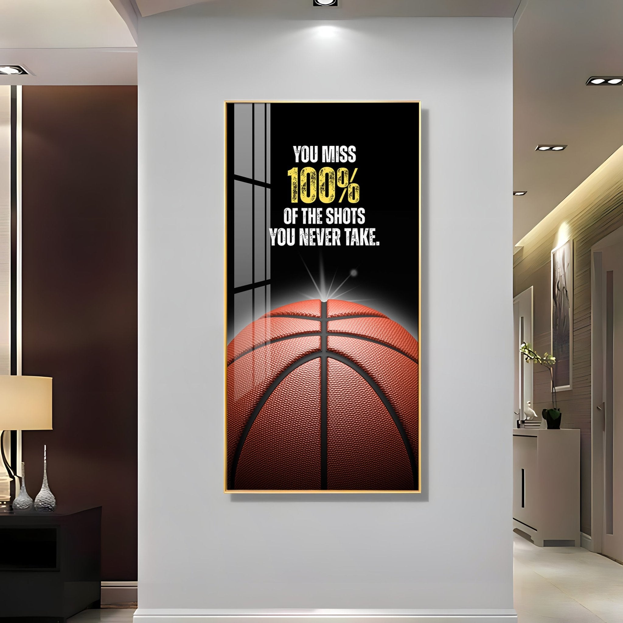 You Never Take Premium Acrylic Vertical Wall Art - The Next Decor