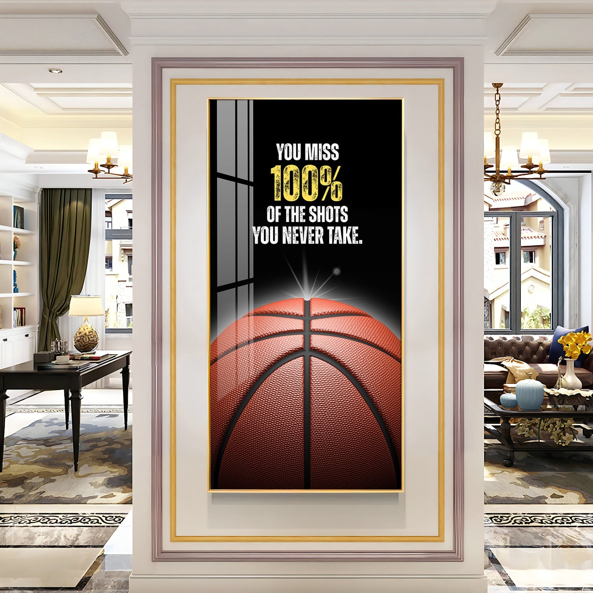 You Never Take Premium Acrylic Vertical Wall Art - The Next Decor