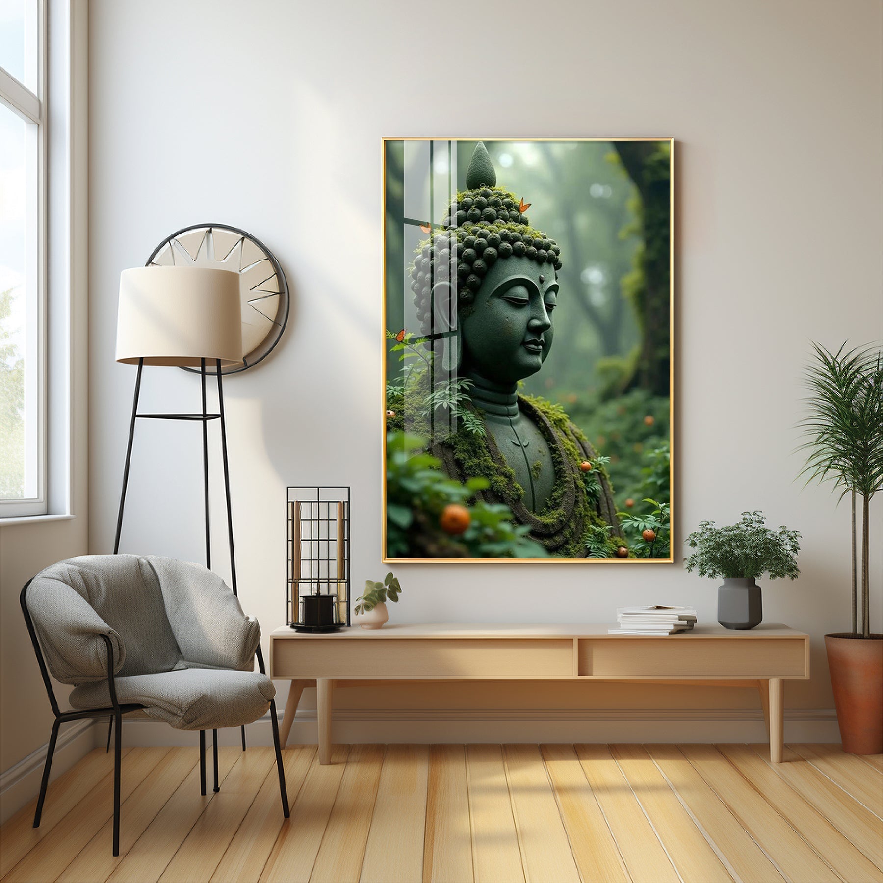 Zen Harmony Of Buddha Premium Acrylic Wall Art - The Next Decor