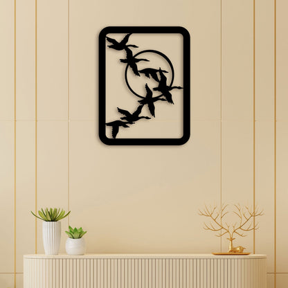 Flying Swan Metal Wall Art 1