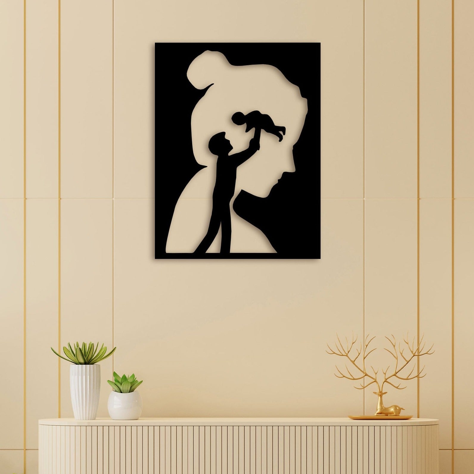 Loving Mother Metal Wall Art 