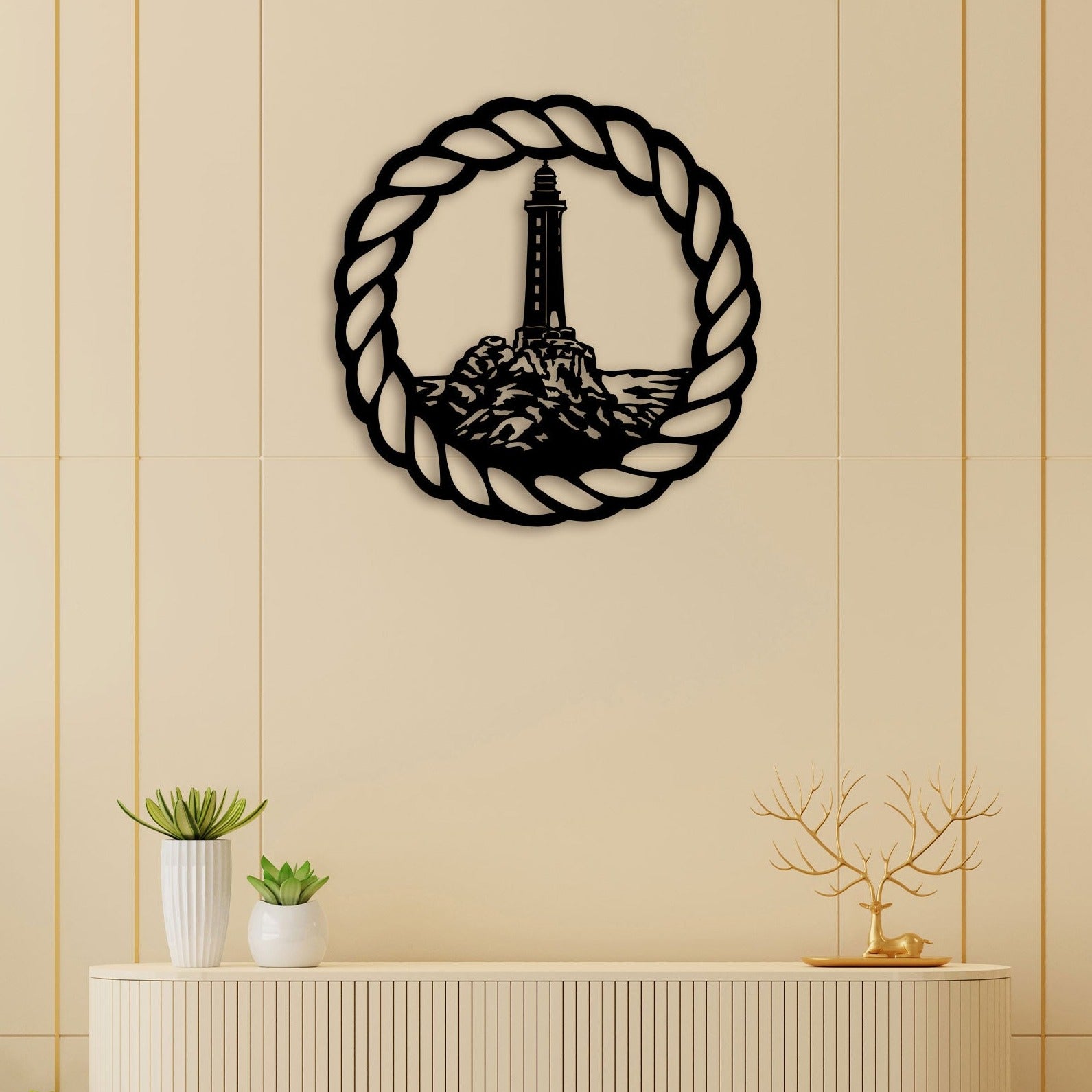 Light House Metal Wall Art