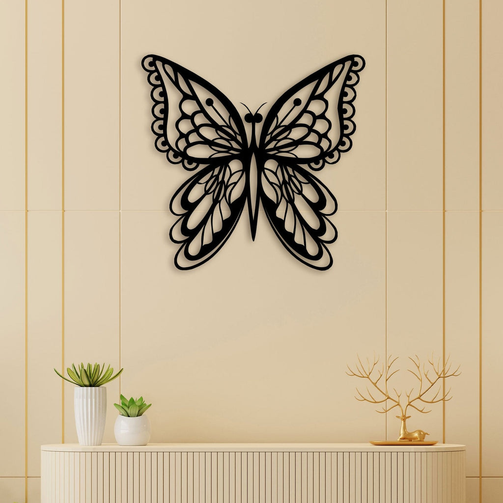 Sweet Butterfly Metal Wall Art