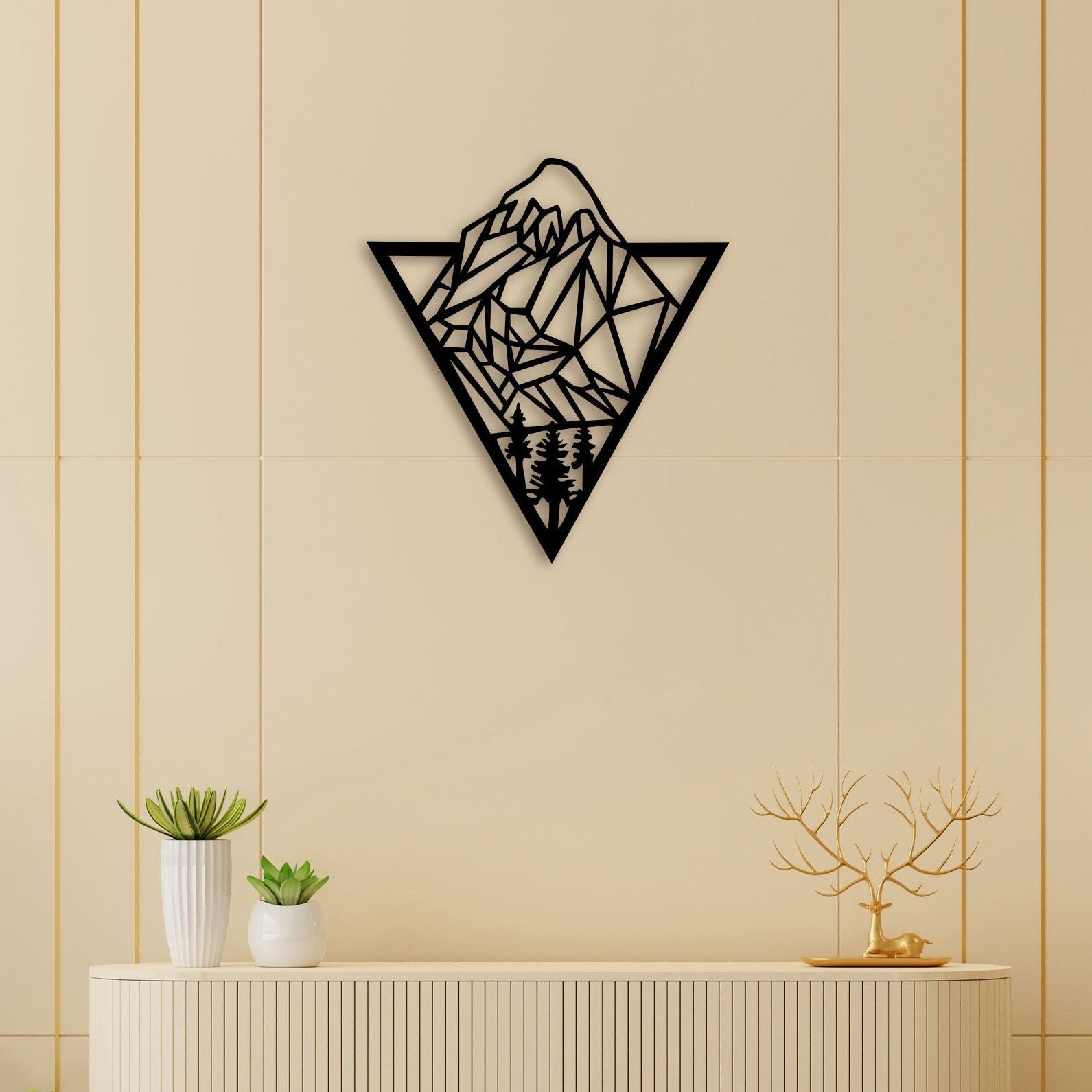 Mountain Metal Wall Art