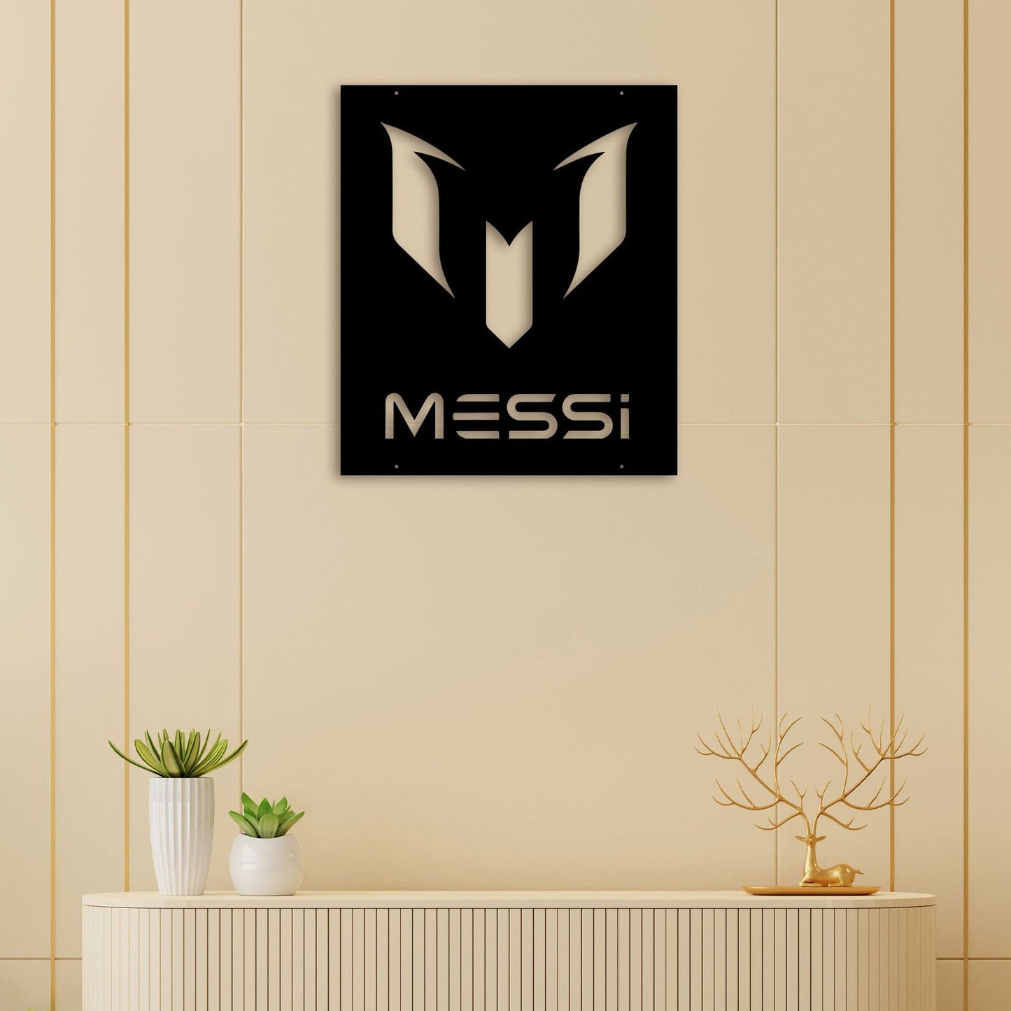 Messi Lover Metal Wall Art